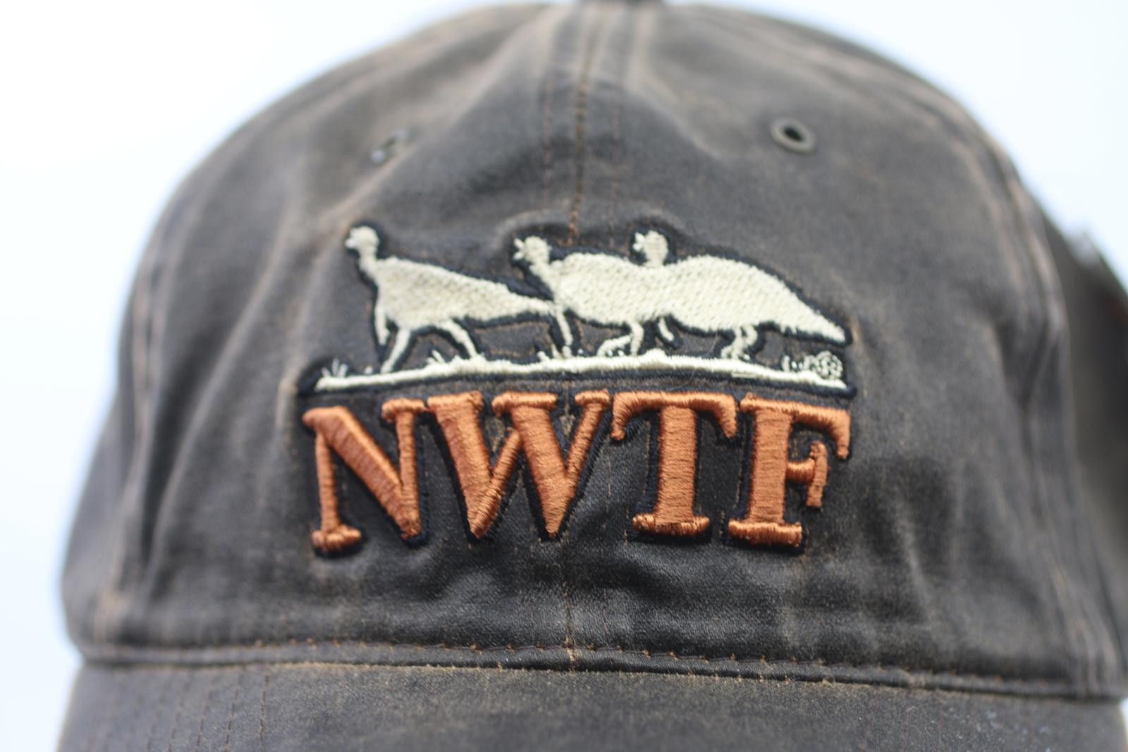 Other NWTF Wild Turkey Federation Distressed Cap Adjustable Hunt#1 Size ONE SIZE - 2 Thumbnail