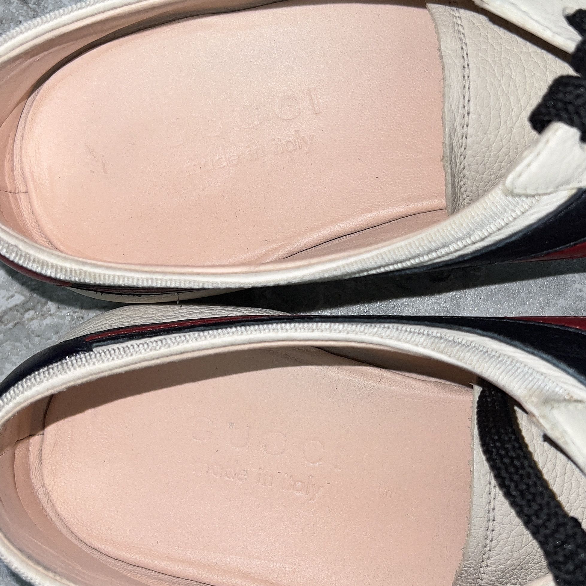 Gucci Falacer Hebron Sneaker Web Bee Embroidery Leather Size US 8 / EU 41 - 11 Thumbnail