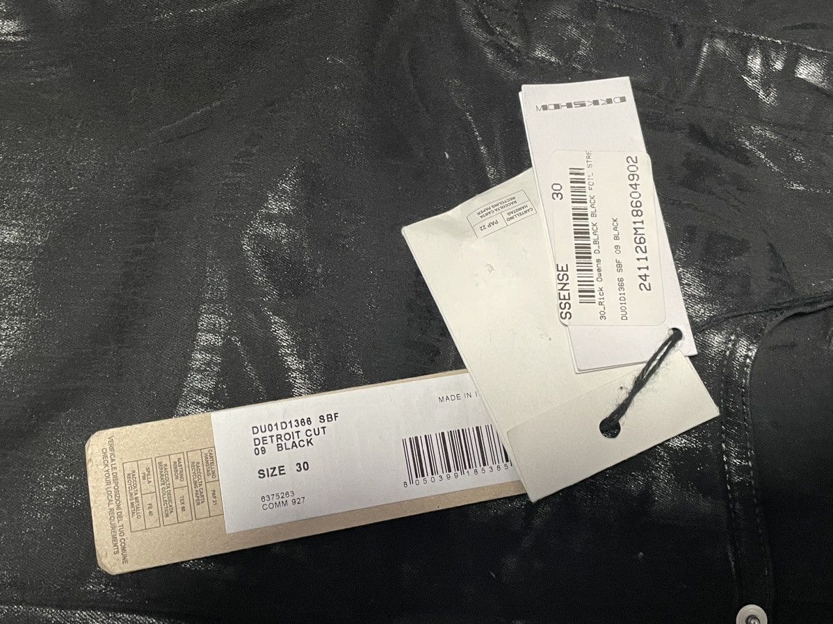 Rick Owens Drkshdw Rick Owens DRKSHDW Detroit Wax Denim Jeans Size US 30 / EU 46 - 5 Thumbnail