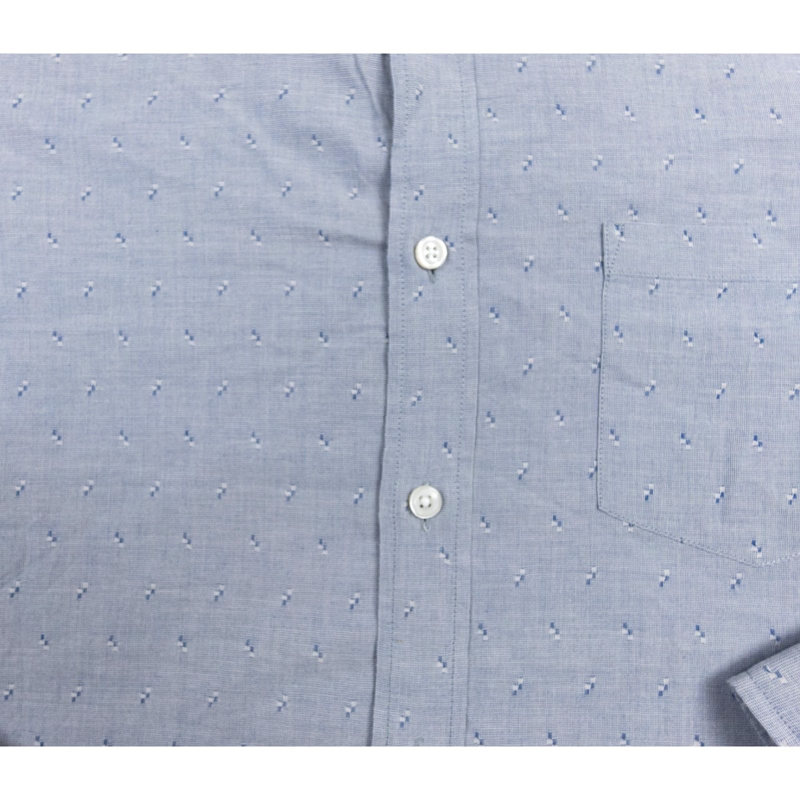 J.Crew J.CREW Men's Button-Up Shirt Medium Blue Long Sleeve Slim Fit Collared Solid Casual Workwear Size US M / EU 48-50 / 2 - 3 Thumbnail