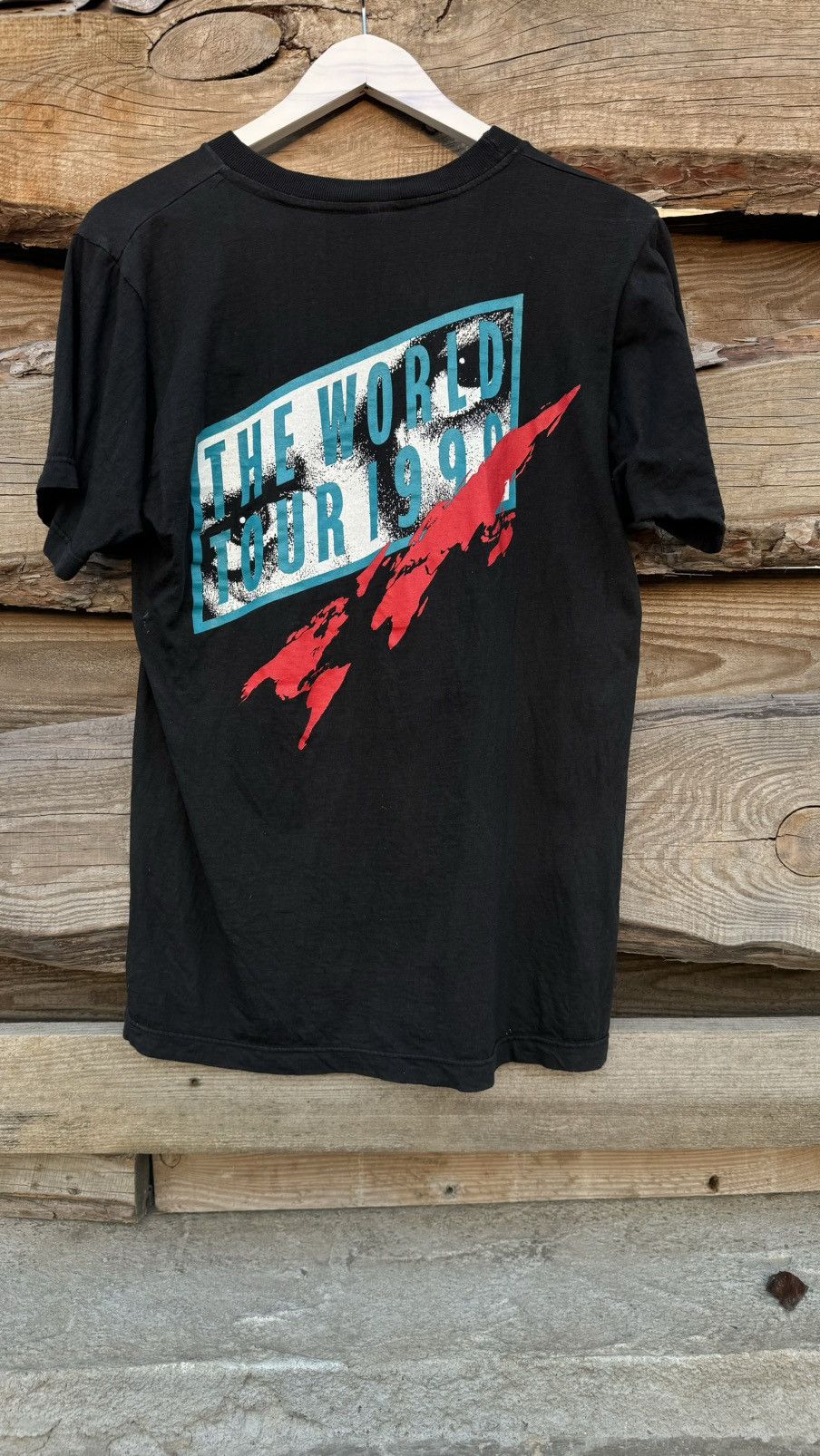 Band Tees × Vintage Vintage 1990 David Bowie Sound Vision Double Tour t-shirt Size US L / EU 52-54 / 3 - 11 Thumbnail