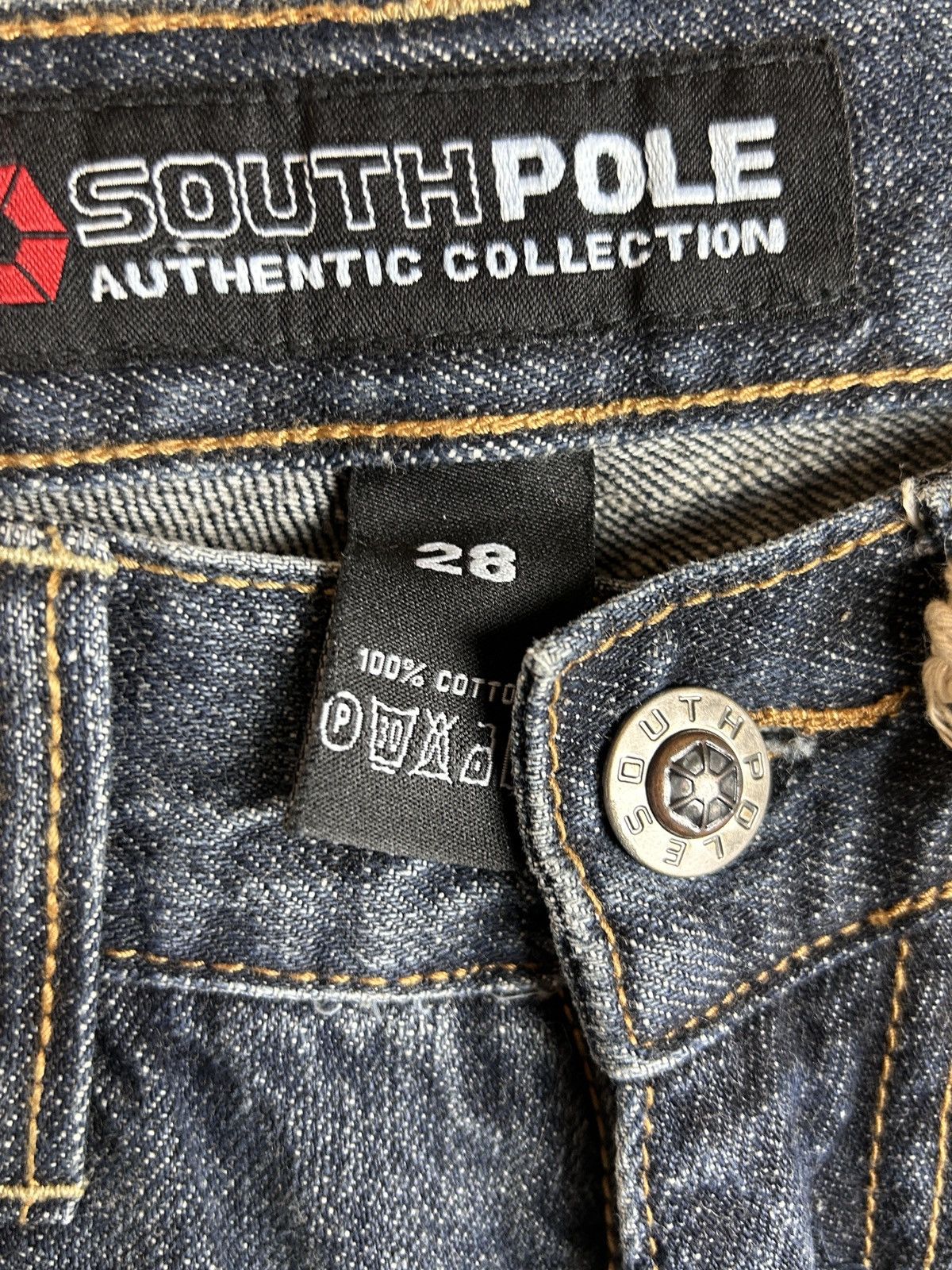 Southpole BNWT Vintage Southpole Baggy Denim Jeans Jnco Fubu Rap Y2K Size US 28 / EU 44 - 4 Thumbnail