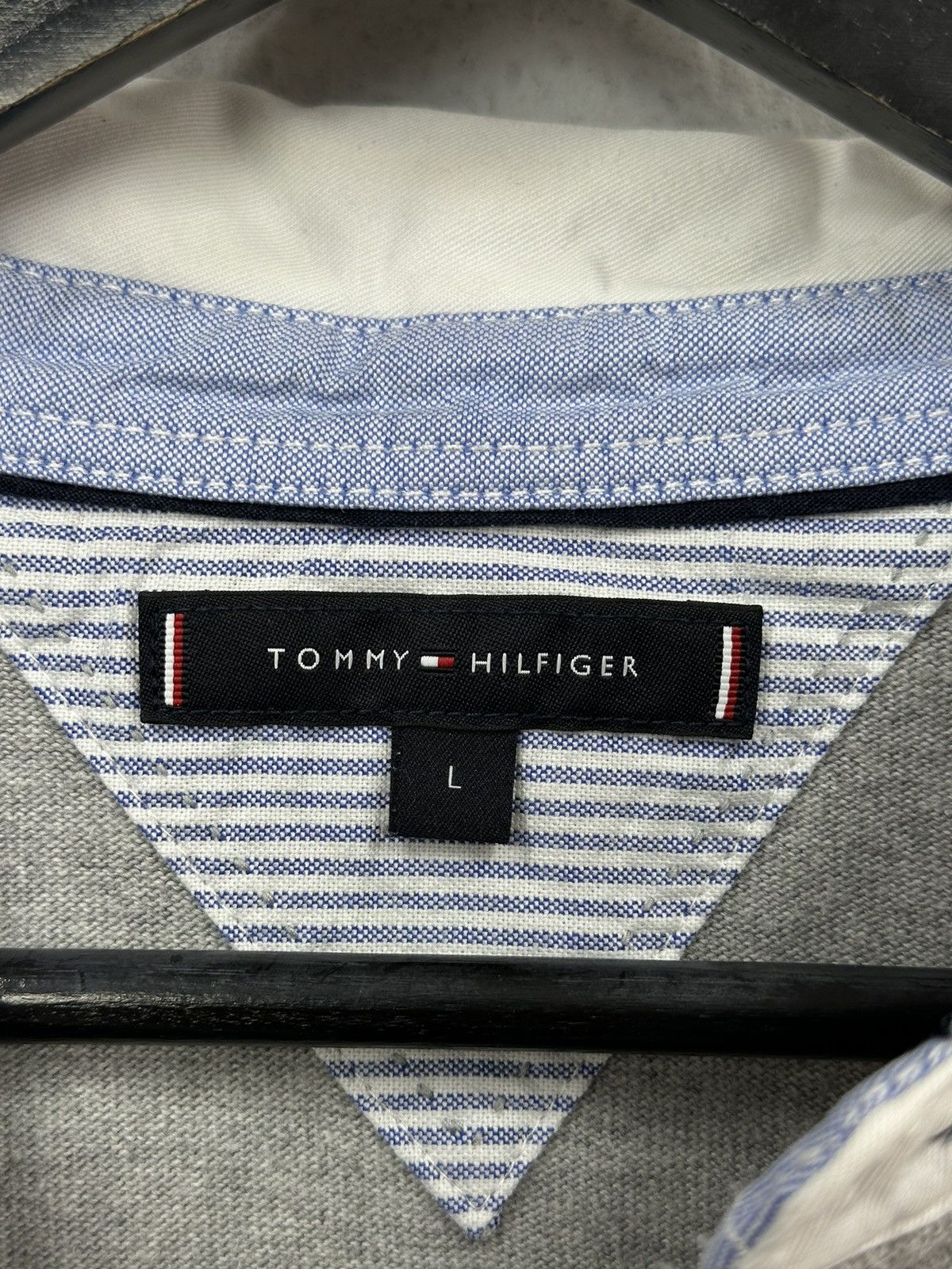 Tommy Hilfiger Vintage Regby Tommy Hilfiger Y2k Shirt Cotton Streetwear Size US L / EU 52-54 / 3 - 6 Thumbnail