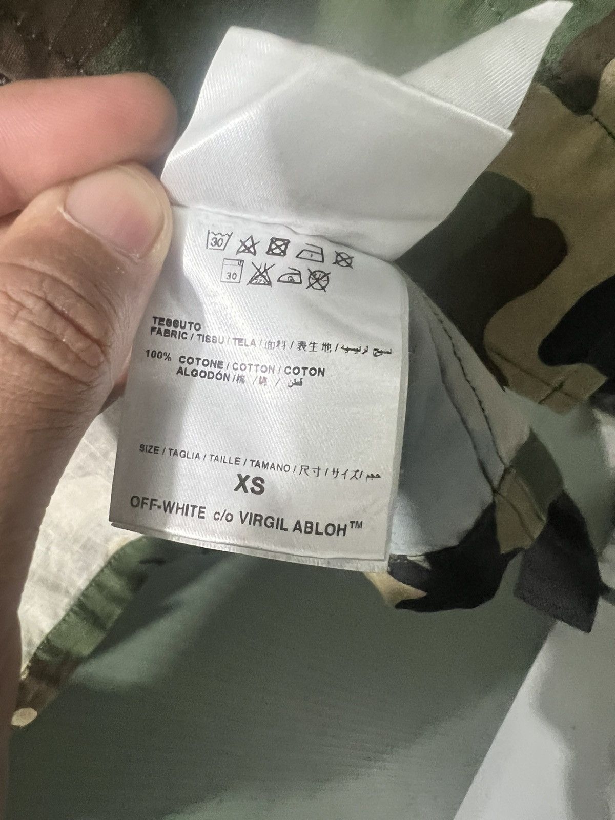 Off-White Off-White Camouflage field Jacket for Men Size US XS / EU 42 / 0 - 5 Thumbnail