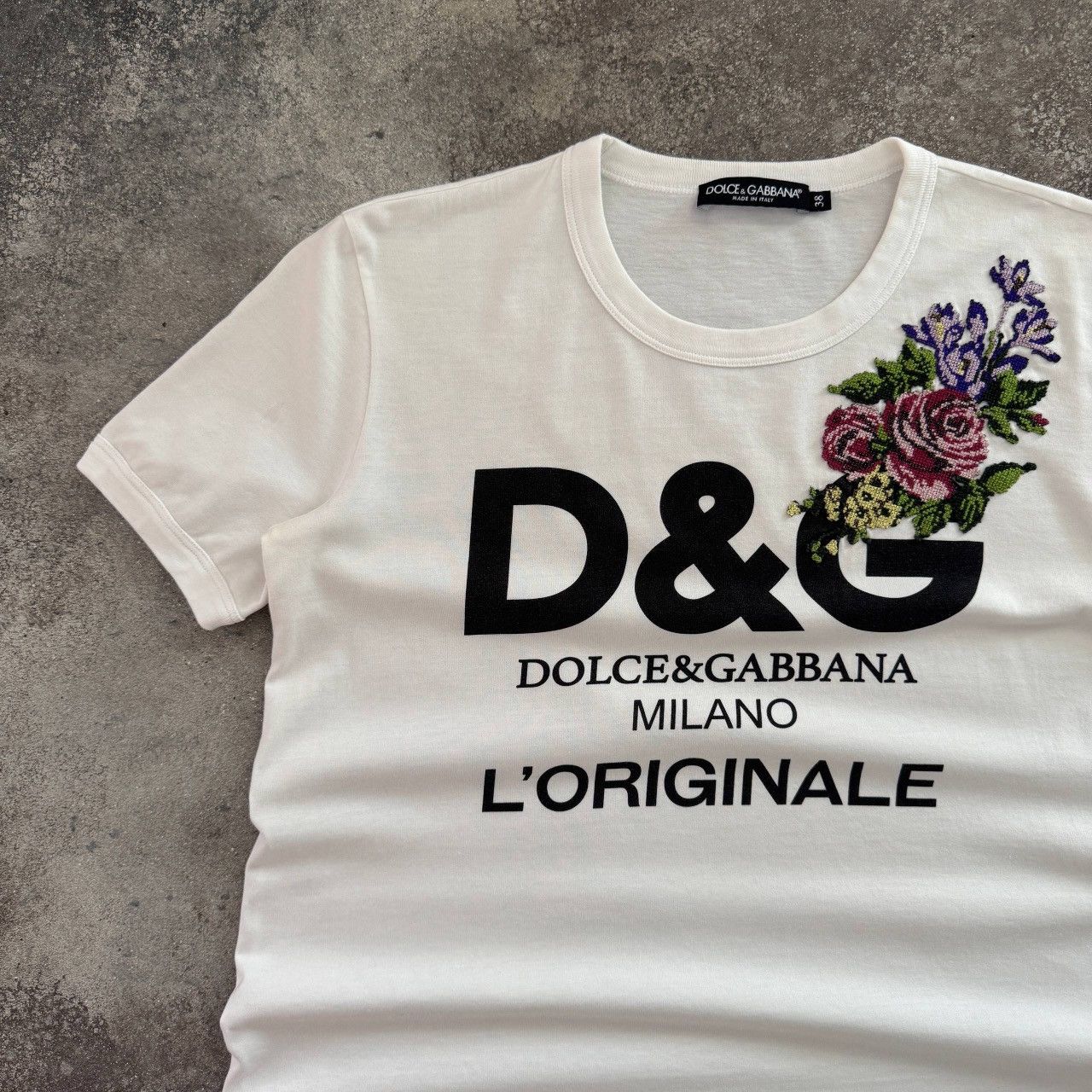 Dolce & Gabbana Dolce & Gabbana Vintage Big Logo T-Shirt Size M / US 6-8 / IT 42-44 - 2 Thumbnail