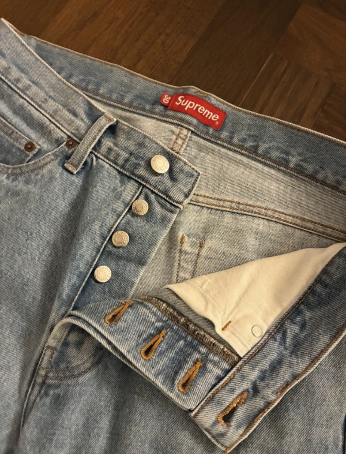 Supreme Supreme NY Indigo Denim Size US 30 / EU 46 - 5 Thumbnail
