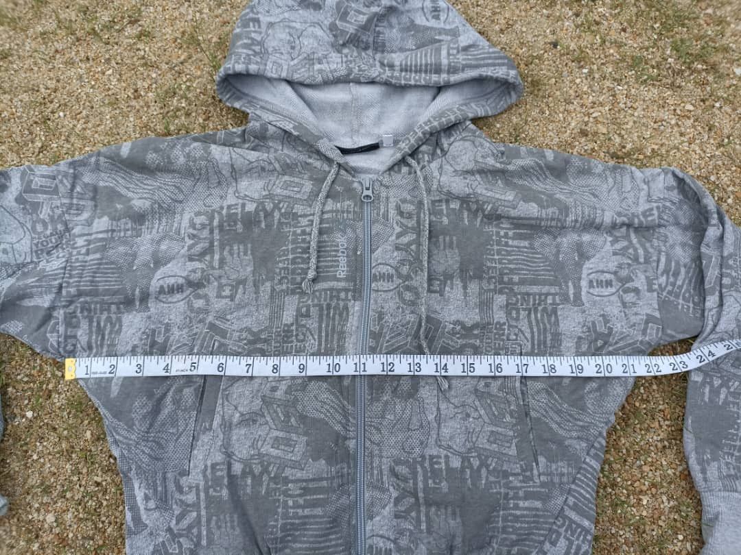 Reebok Reebok Overprint Hoodie (short) Size M / US 6-8 / IT 42-44 - 9 Thumbnail