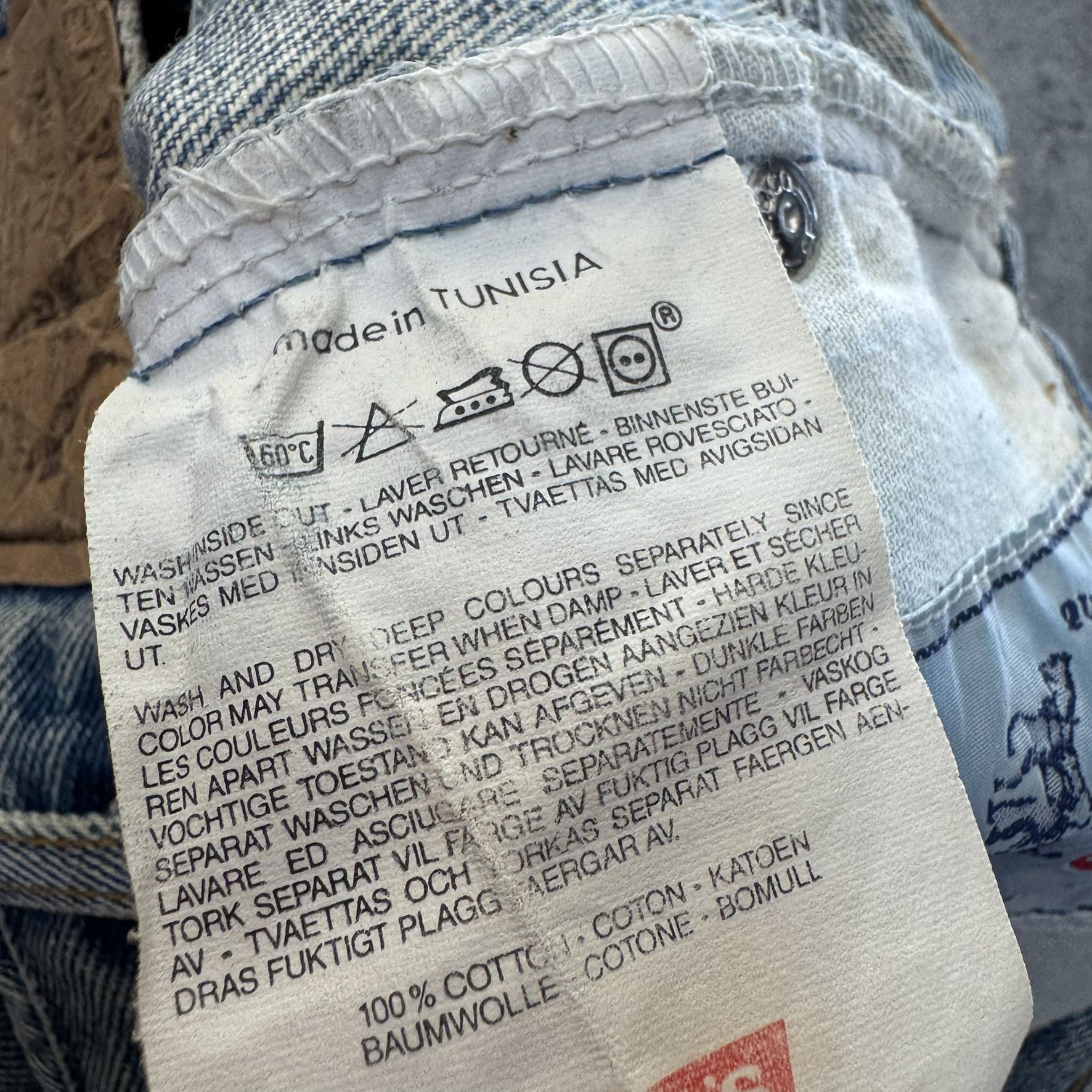 Levi's × Levi's Vintage Clothing Levi's 416 Orange Tab tapered stonewash jeans Size US 36 / EU 52 - 8 Thumbnail