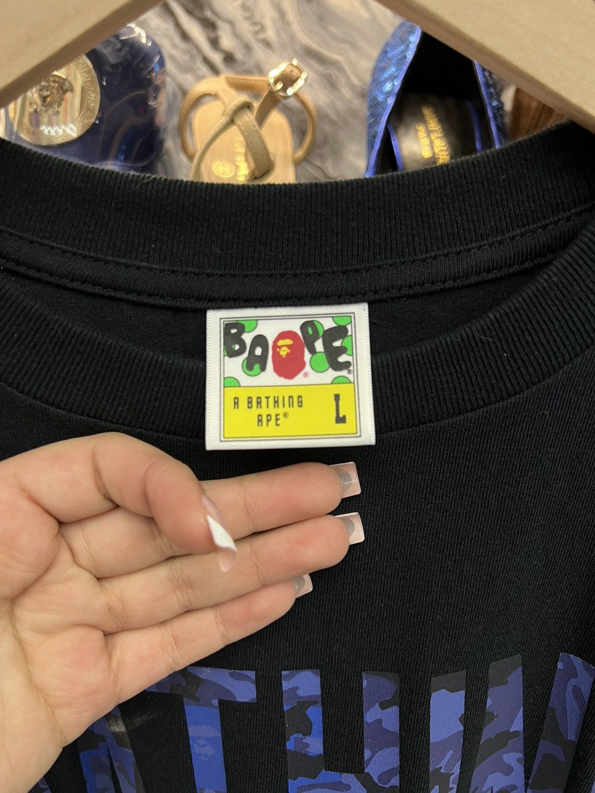 Bape Bape Black T-Shirt Size US L / EU 52-54 / 3 - 6 Thumbnail