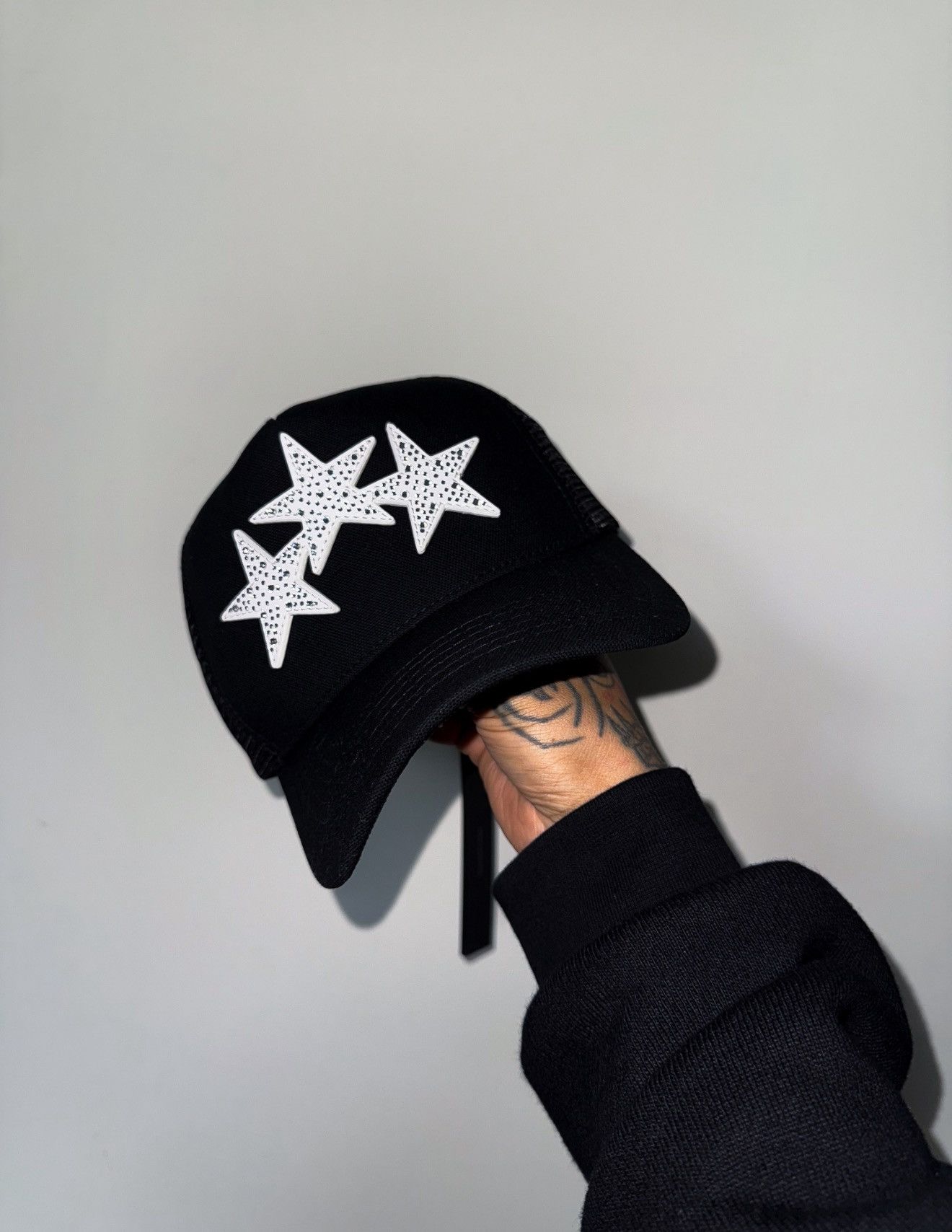 Amiri Amiri 3 star crystal trucker hat Size ONE SIZE - 1 Thumbnail