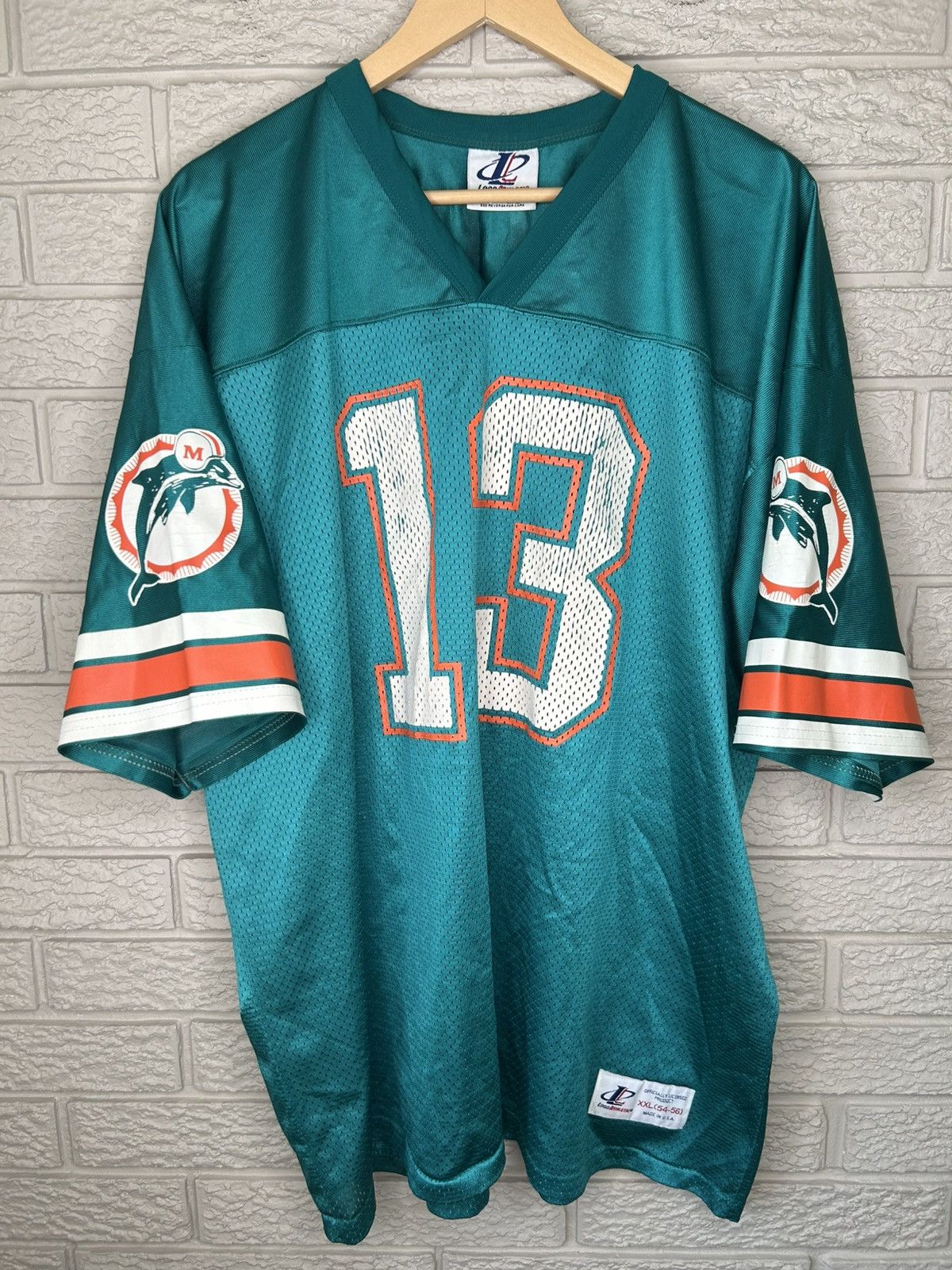 Logo Athletic × NFL × Vintage Vintage Logo Athletic Miami Dolphins Dan Marino Jersey Size US XXL / EU 58 / 5 - 1 Thumbnail