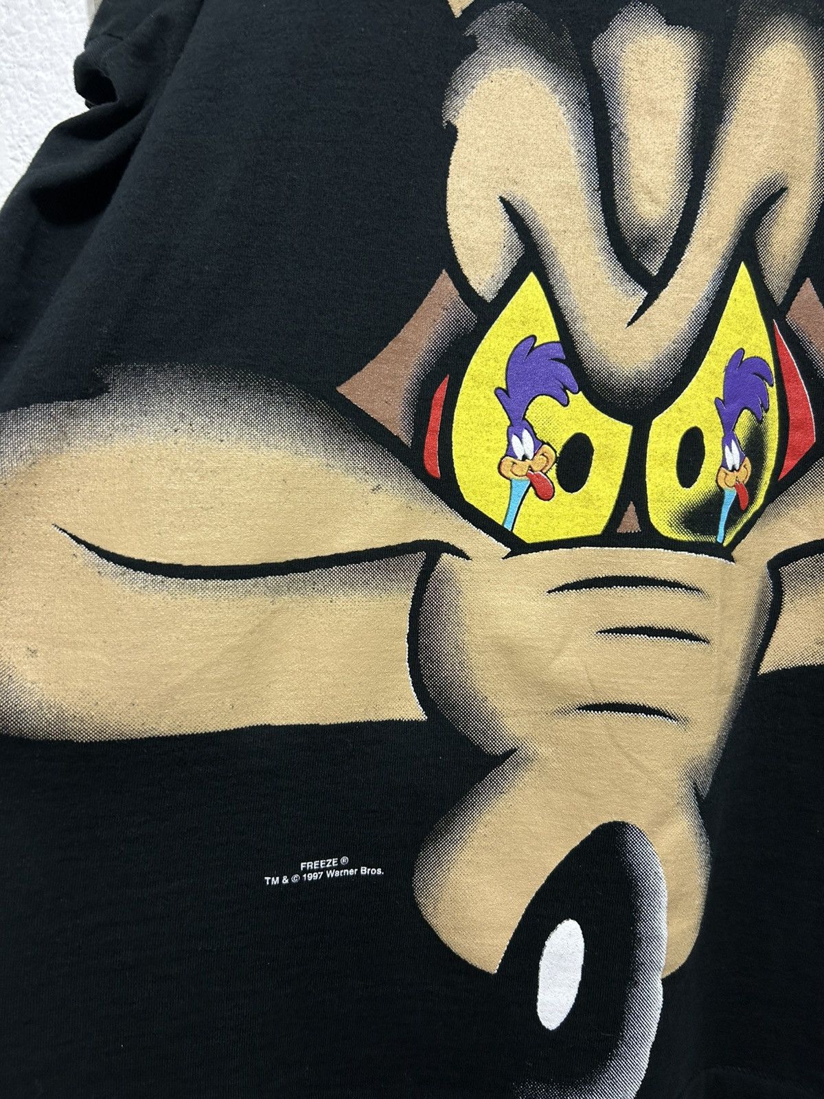 Vintage 1997 Willie & Speedrunner Looney Tuned Big Face VNDS Size US L / EU 52-54 / 3 - 2 Thumbnail