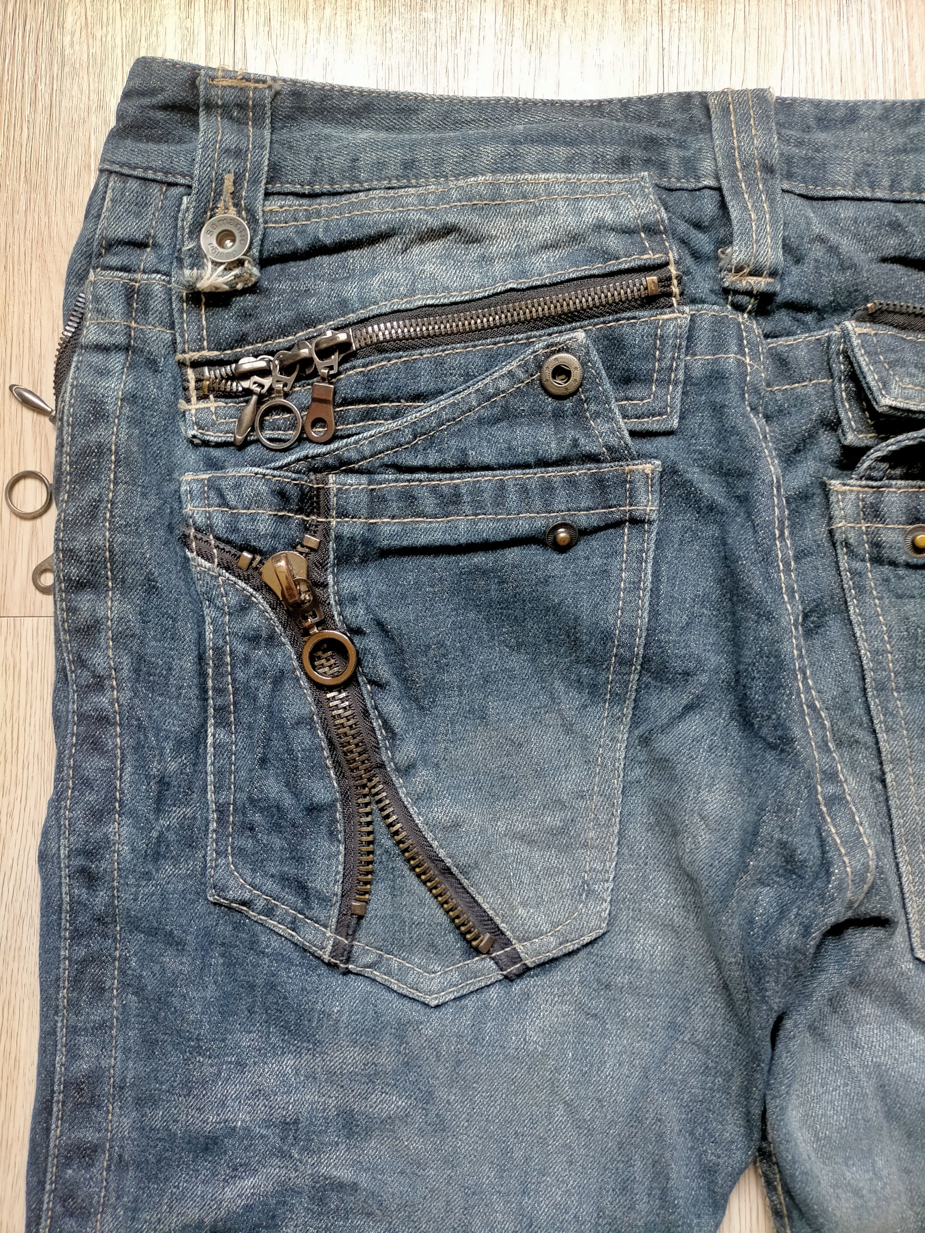 semanticdesign Semantic Design Flare Japanese Multipocket Denim Size US 32 / EU 48 - 12 Thumbnail
