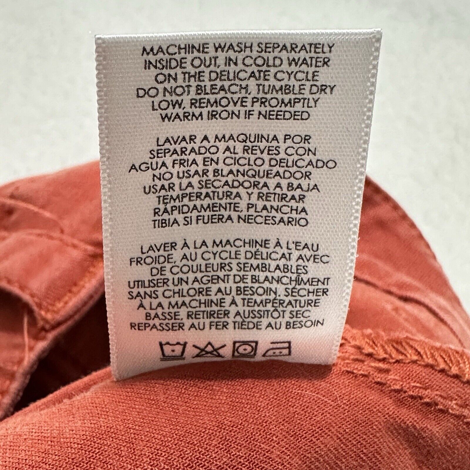 Other Cabi 6 Explorer Pants Skinny Leg Copper Orange Faded Size 28" / US 6 / IT 42 - 13 Thumbnail
