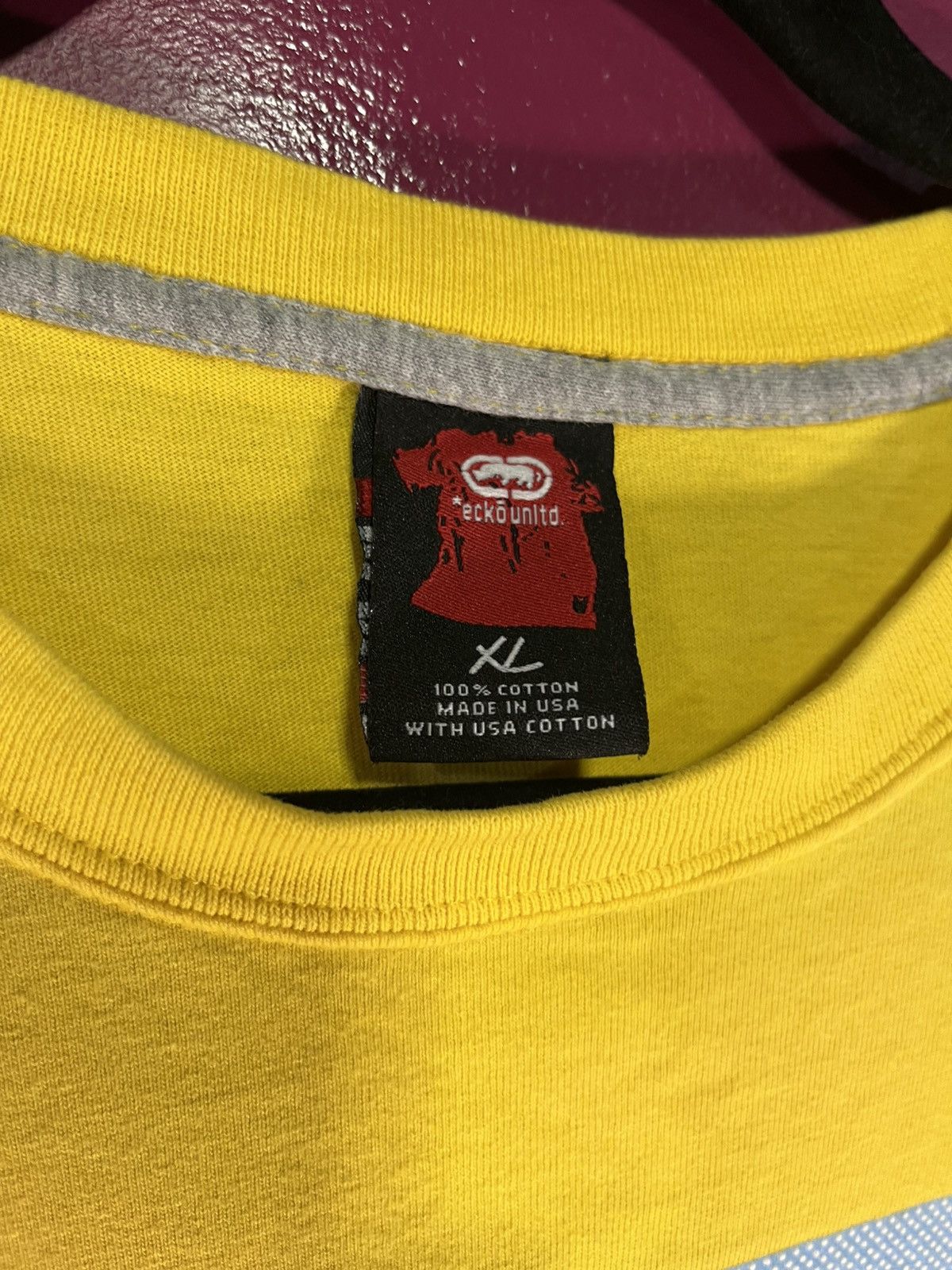 Ecko Unltd. Ecko yellow textured graphic tee Size US XL / EU 56 / 4 - 3 Thumbnail