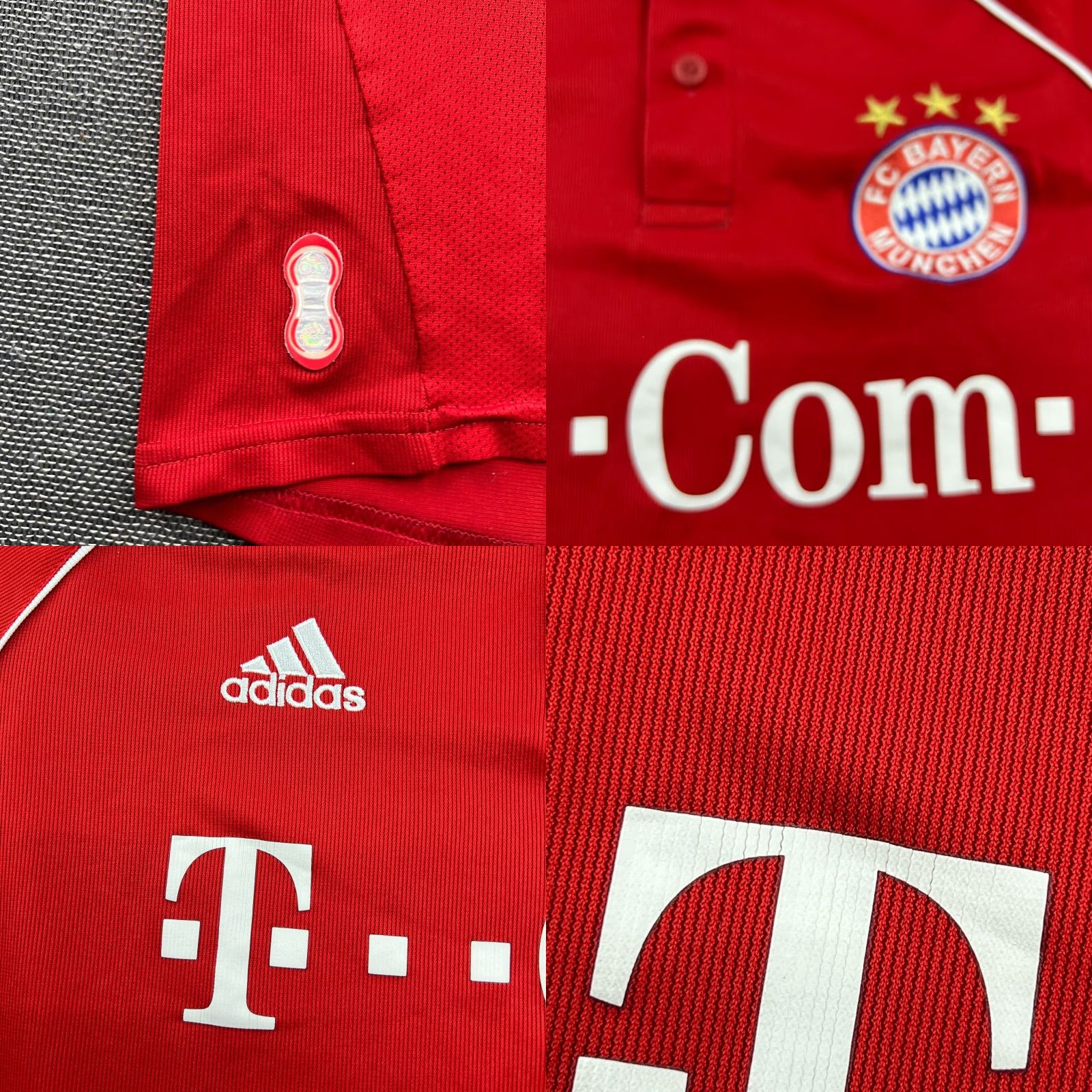 Adidas adidas Bayern Munich 2006 2007 Home Football Jersey Large Shirt Soccer Red Size US L / EU 52-54 / 3 - 8 Thumbnail
