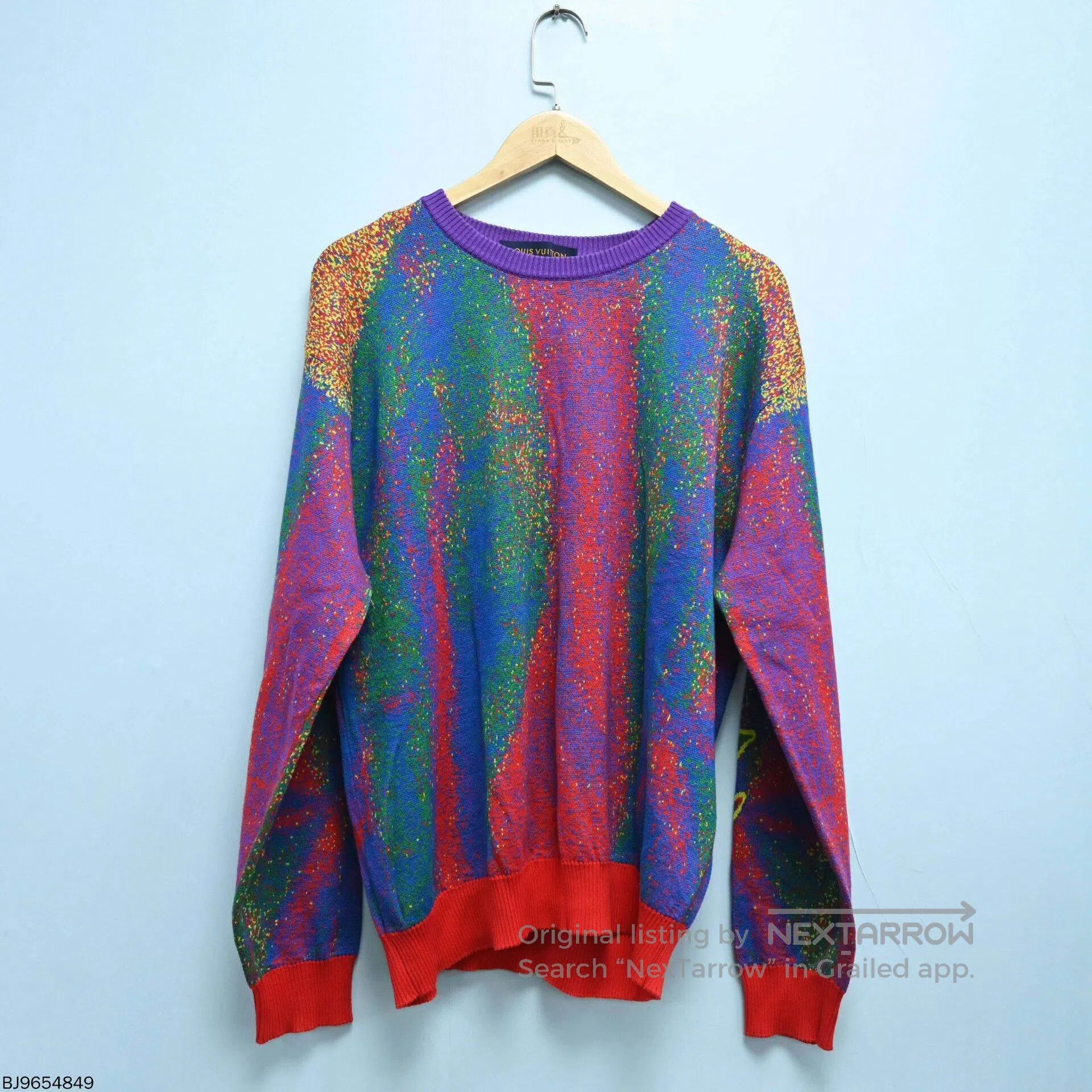 Louis Vuitton louis vuitton gradient long sleeve sweatshirt XL. Size US XL / EU 56 / 4 - 1 Thumbnail