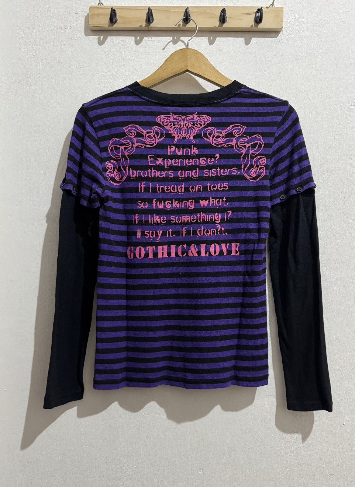 Hysteric Glamour × If Six Was Nine × Japanese Brand Y2k Jhoney double layer ifsixwasnine Long sleeve Size US S / EU 44-46 / 1 - 2 Thumbnail