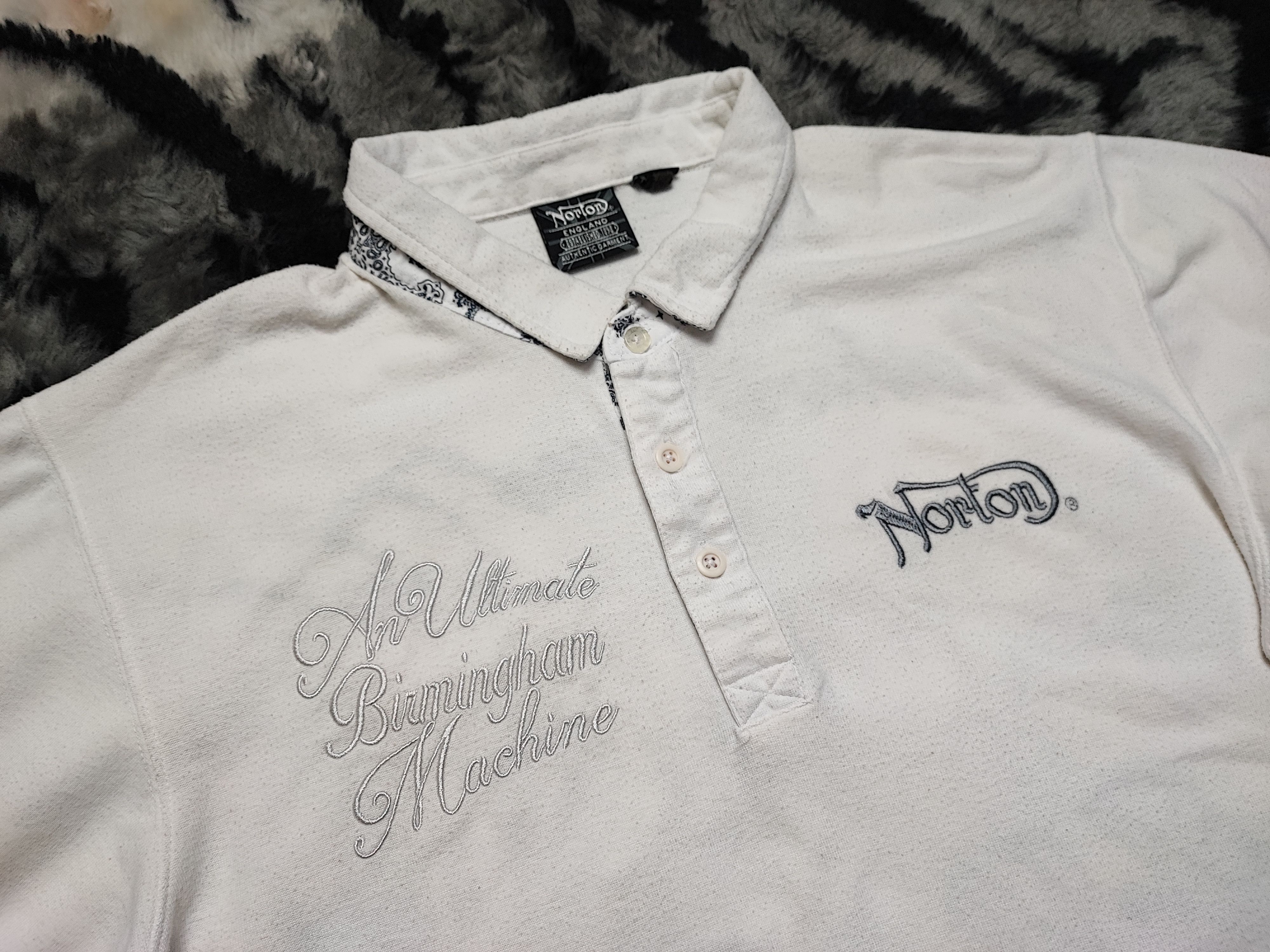 Japanese Brand × Norton Vintage Norton Embroidery Tshirt XL Size US XL / EU 56 / 4 - 7 Thumbnail