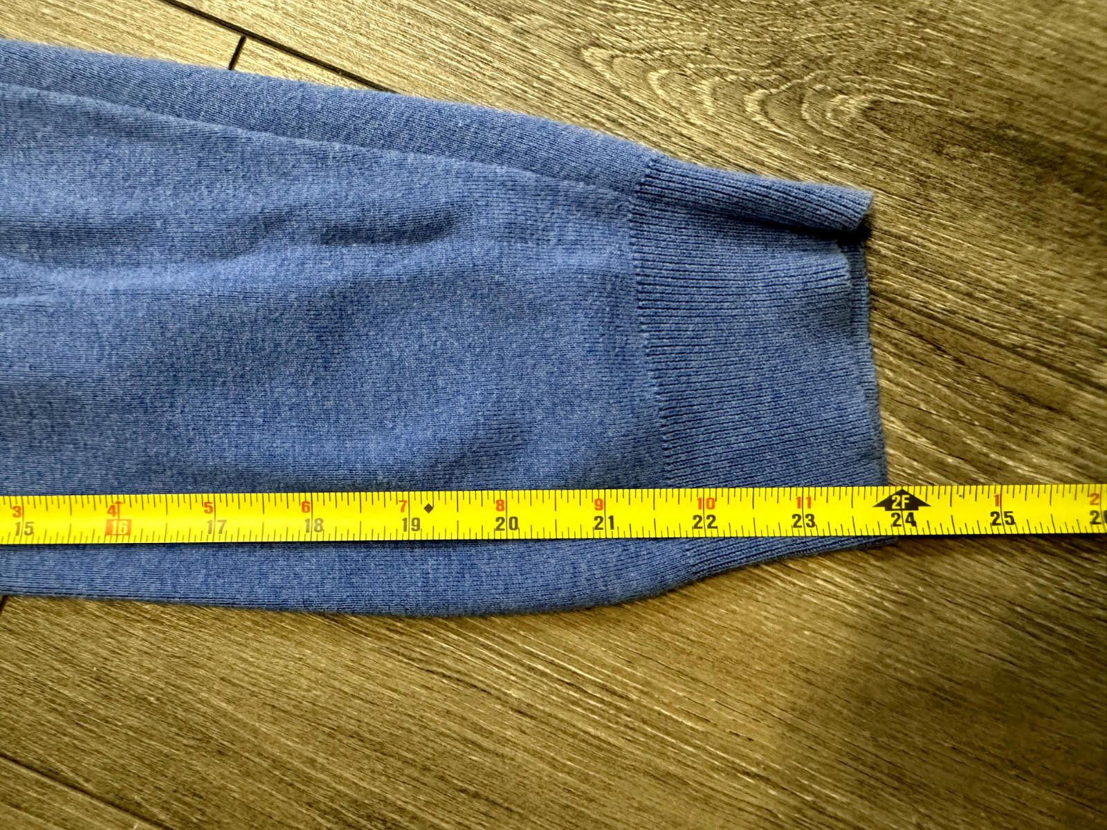 Polo Ralph Lauren Polo Ralph Lauren Pima Cotton V-Neck Pullover Blue Size US XL / EU 56 / 4 - 6 Thumbnail