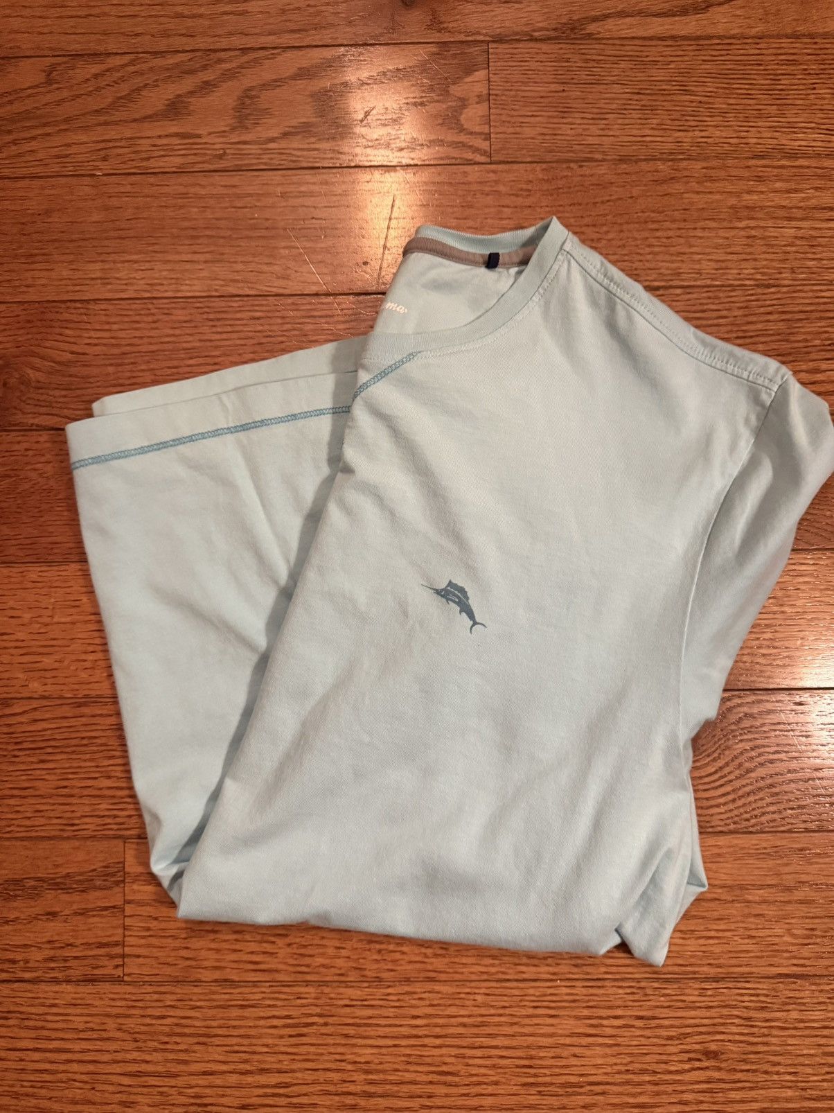 Tommy Bahama Tommy Bahama Turquoise T-Shirt Size US L / EU 52-54 / 3 - 1 Thumbnail