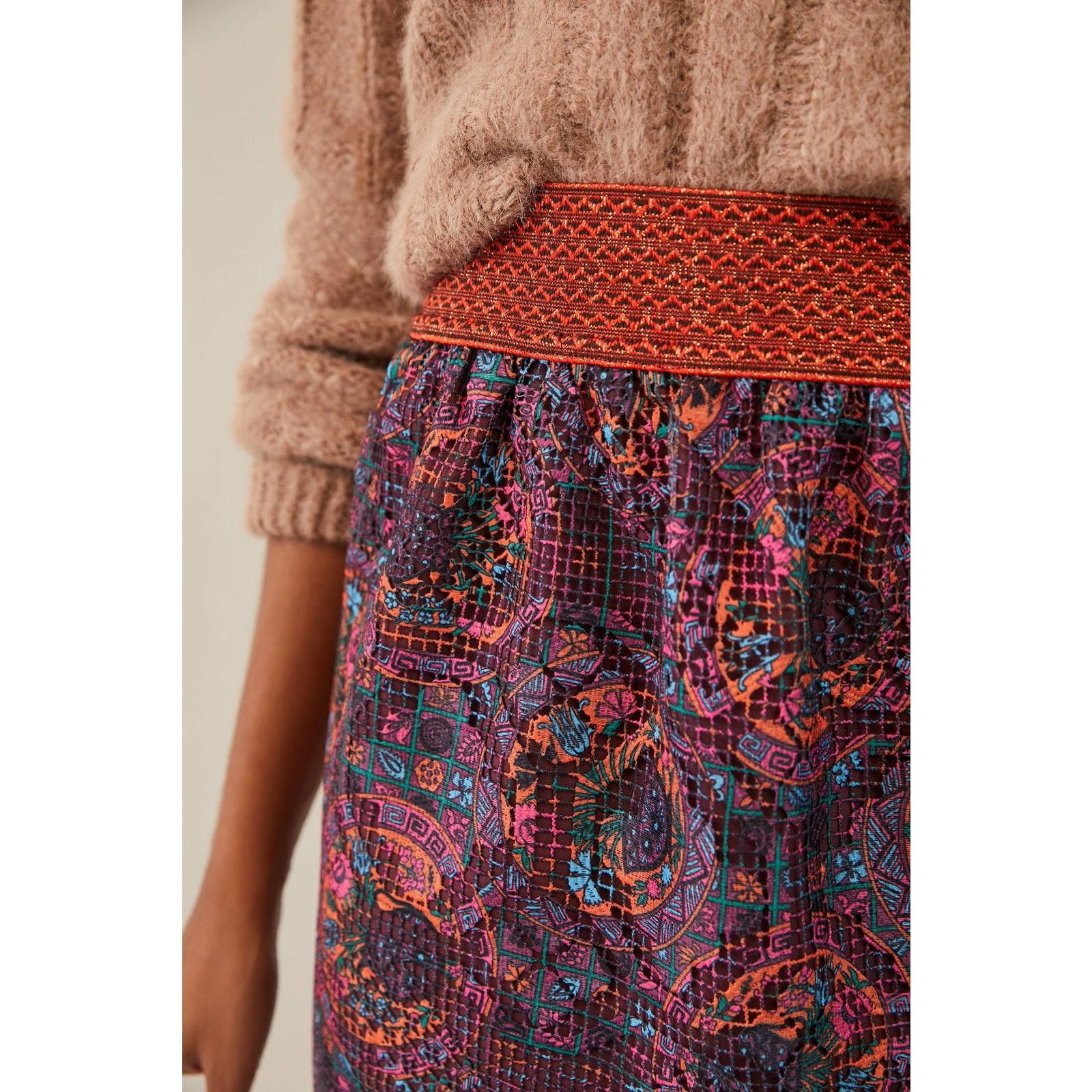 Anthropologie New Anthropologie Anna Sui Katya Lace Mini Skirt XS $297 Size 26" / US 2 / IT 38 - 2 Thumbnail