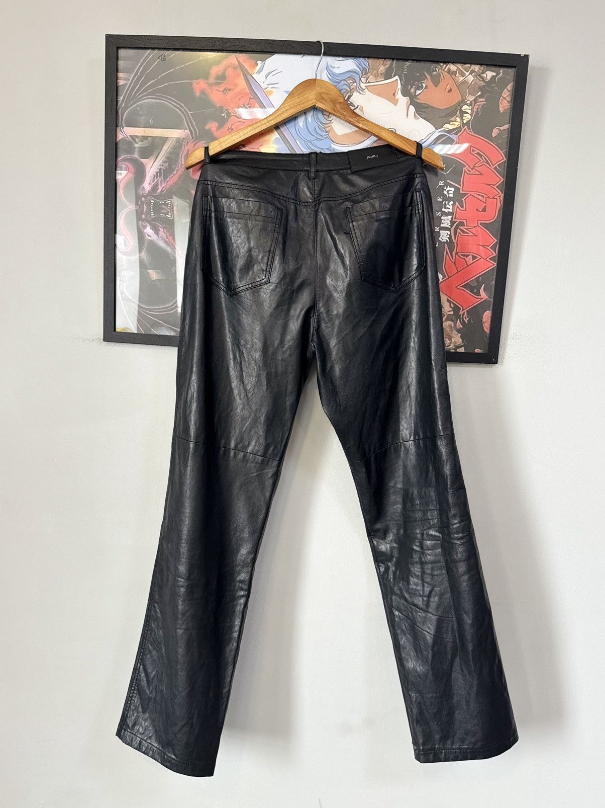 Juun.J Very crazy Juun.J Pants Leather Jeans Size US 28 / EU 44 - 10 Thumbnail