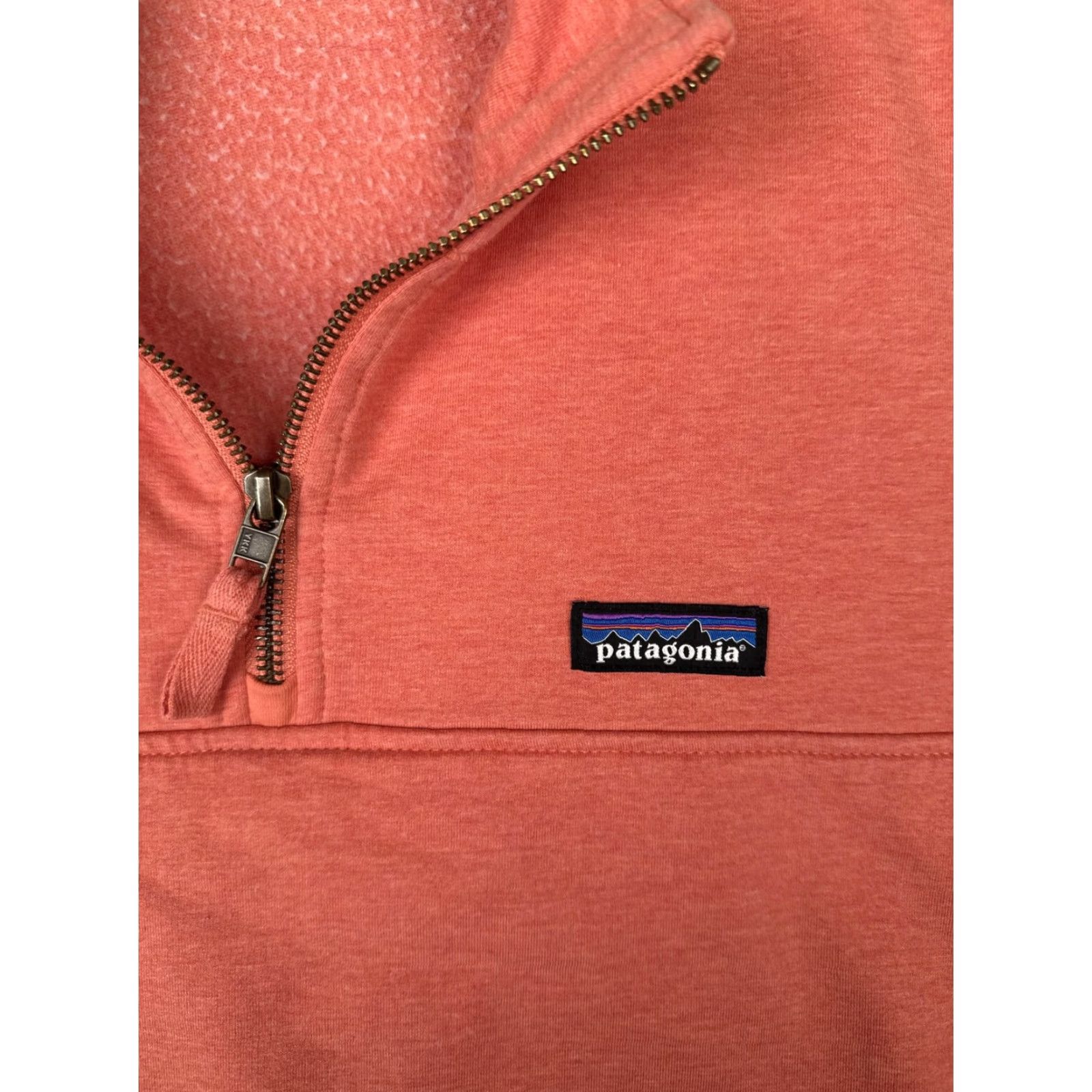 Patagonia Patagonia Sweater Shirt XL Orange Organic Cotton Quarter Zip Pullover Mens Seasonal Warmth 1/4 Zip Pullover Size XL / US 12-14 / IT 48-50 - 6 Thumbnail