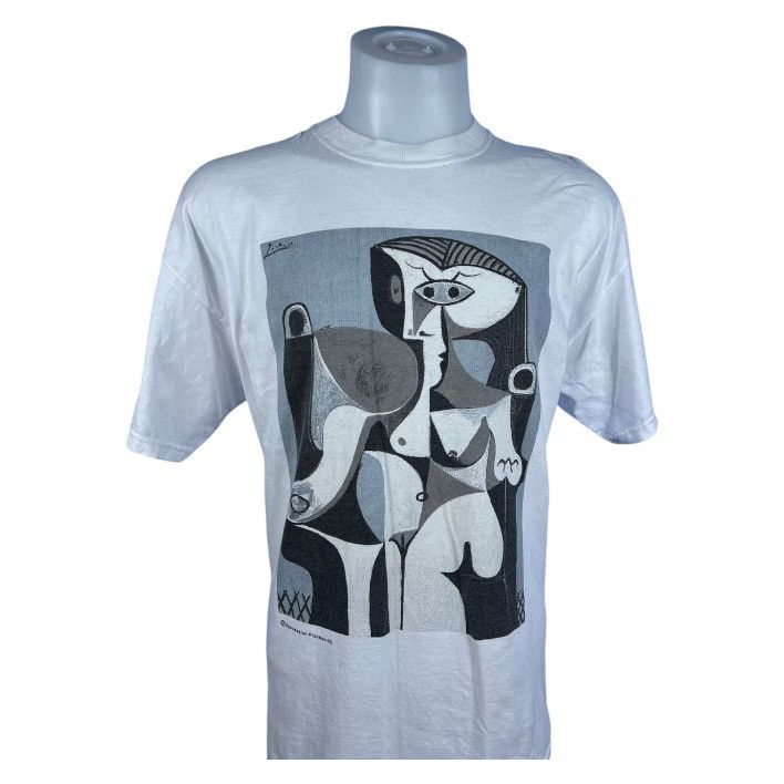 Vintage Pablo Picasso Painting Art Vintage 90s 02s T-Shirt Size US XL / EU 56 / 4 - 6 Thumbnail