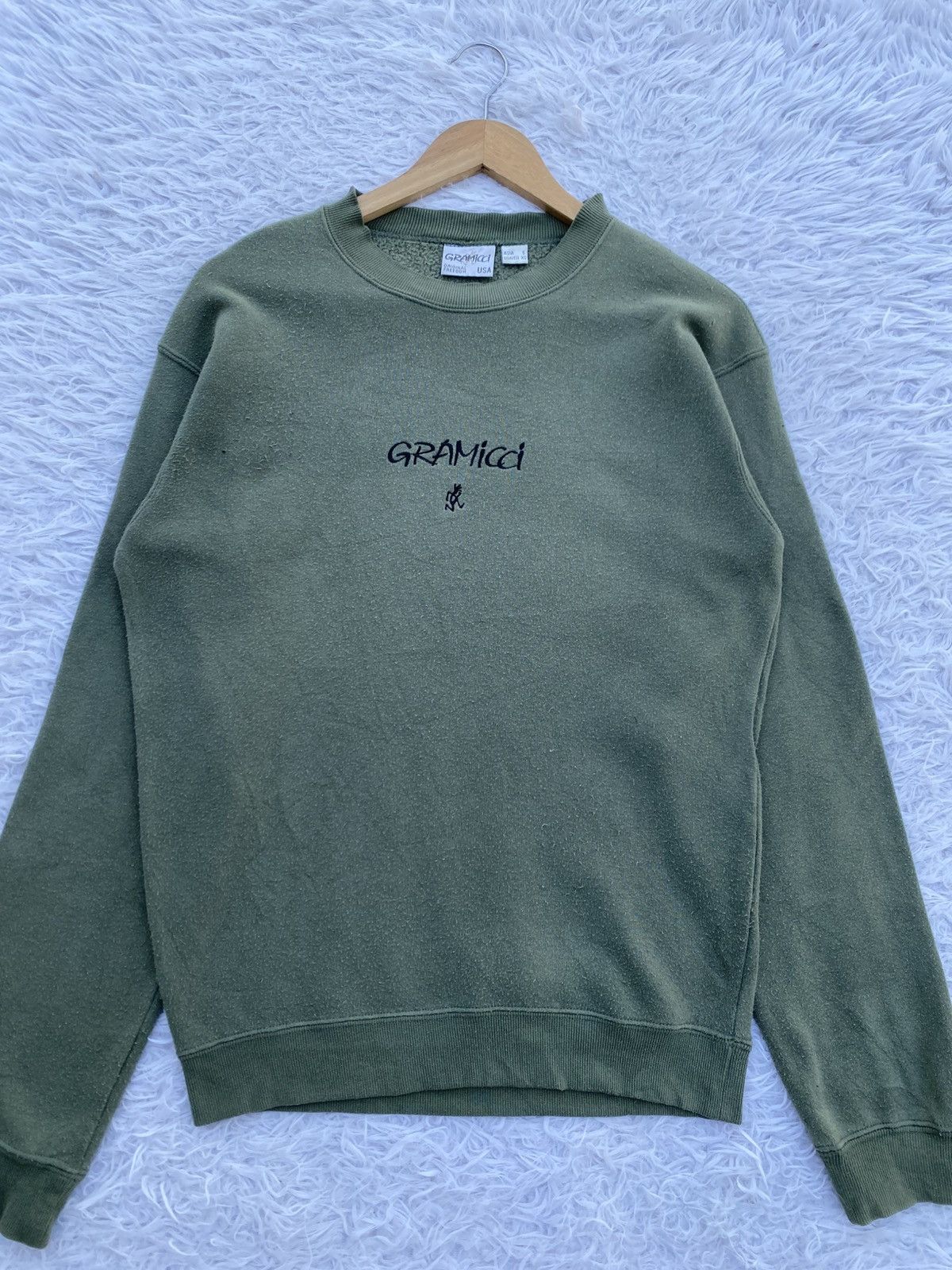 Gramicci Rare Vintage Gramicci USA Embroidered Logo Sweatshirt Size US S / EU 44-46 / 1 - 1 Thumbnail