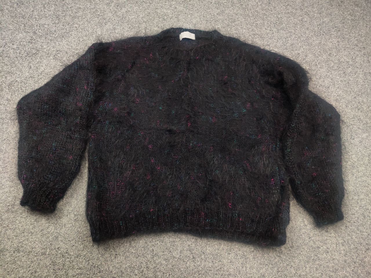 Vintage Noto Vintage 90's Fuzzy Mohair Hand Knit Oversized Sweater Size M / US 6-8 / IT 42-44 - 4 Thumbnail