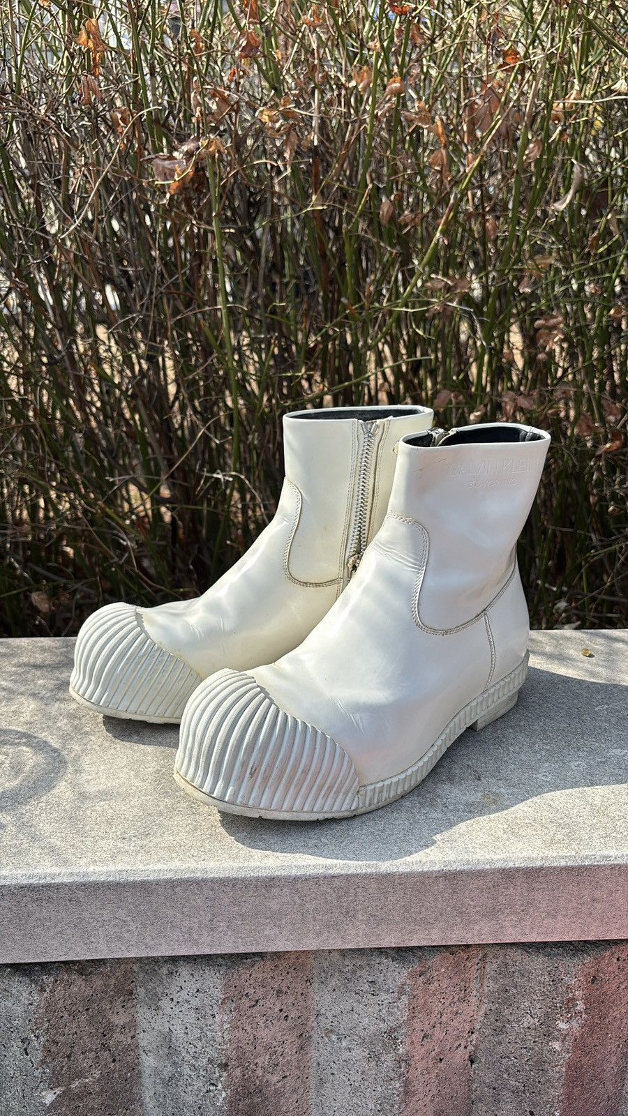 Raf Simons Raf Simons Calvin Klein Fireman Rubber Toe Boots Size US 8.5 / IT 38.5 - 3 Thumbnail