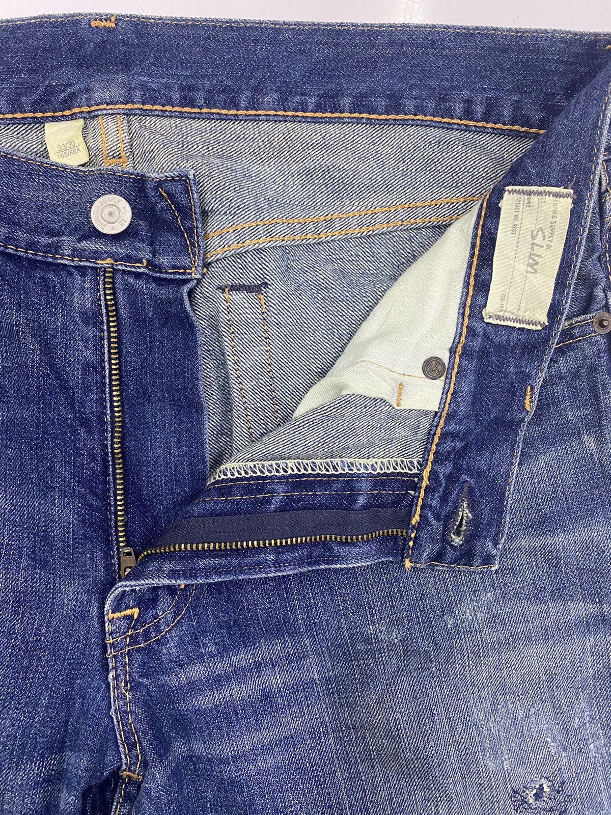 Designer × Ralph Lauren × Vintage Vintage Ralph Laurent Denim Jeans W35” Size US 35 - 11 Thumbnail