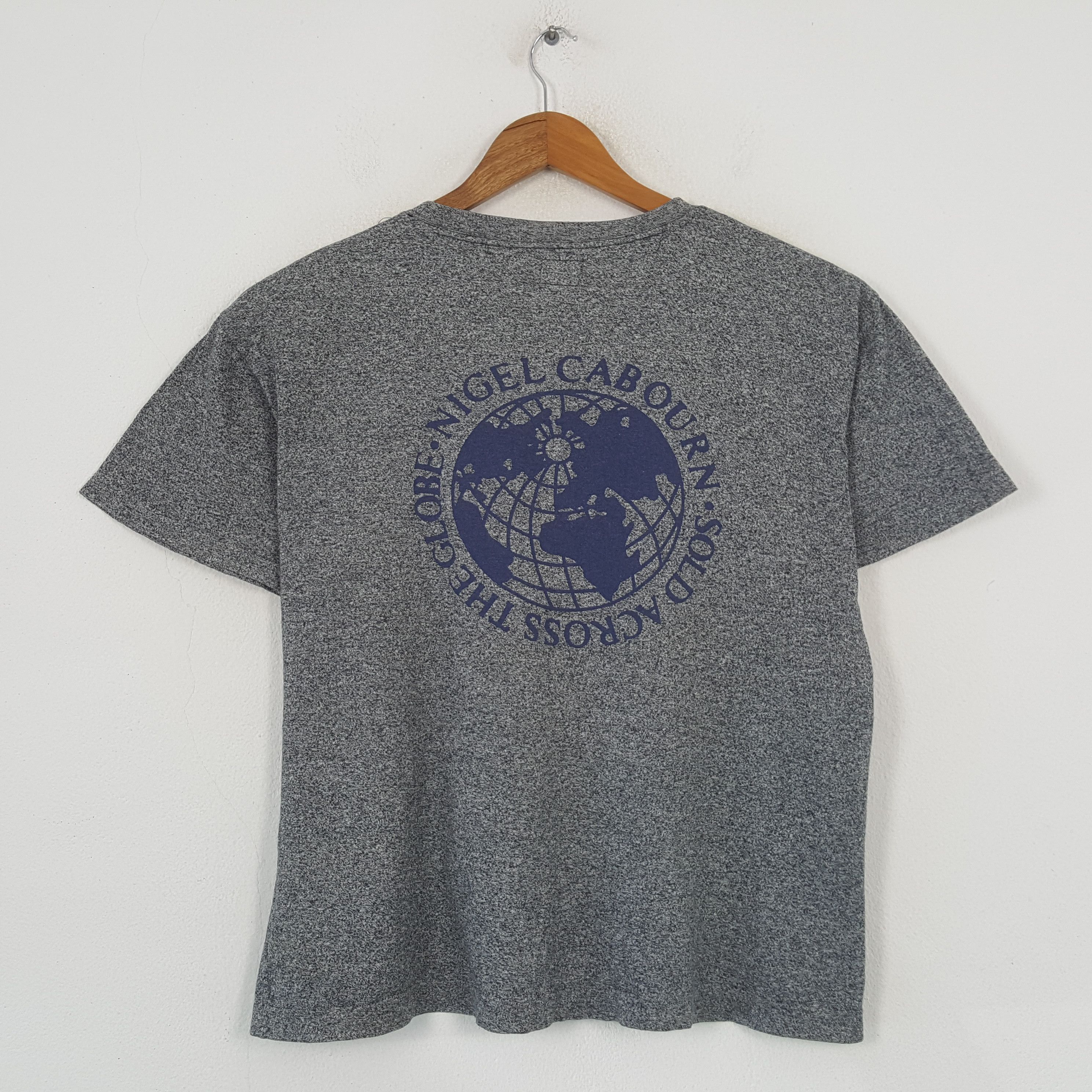 Nigel Cabourn × Vintage Vintage NIGEL CABOURN Fashion Brand T-shirt C285N47 Size US XL / EU 56 / 4 - 1 Thumbnail