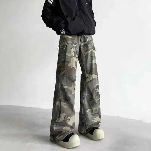 Jean Asakawa x Arisa Cargo Camo Stacked Pants Size US 27 - 8 Thumbnail