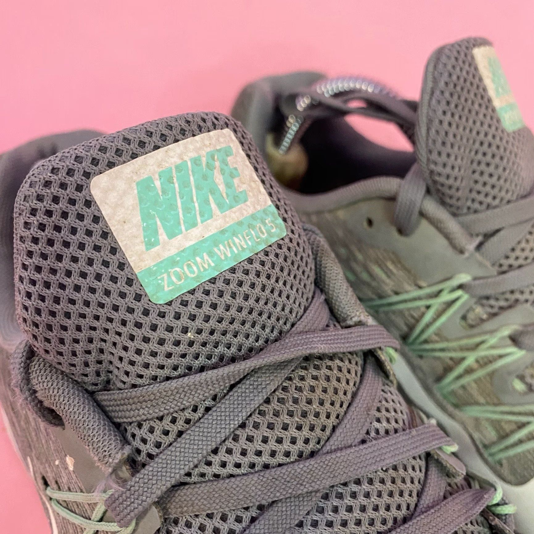 Nike Nike Zoom Winflo 5 Sneaker Womens Size 10 Wolf Grey Teal AA7414-003 Size US 8 / IT 38 - 2 Thumbnail