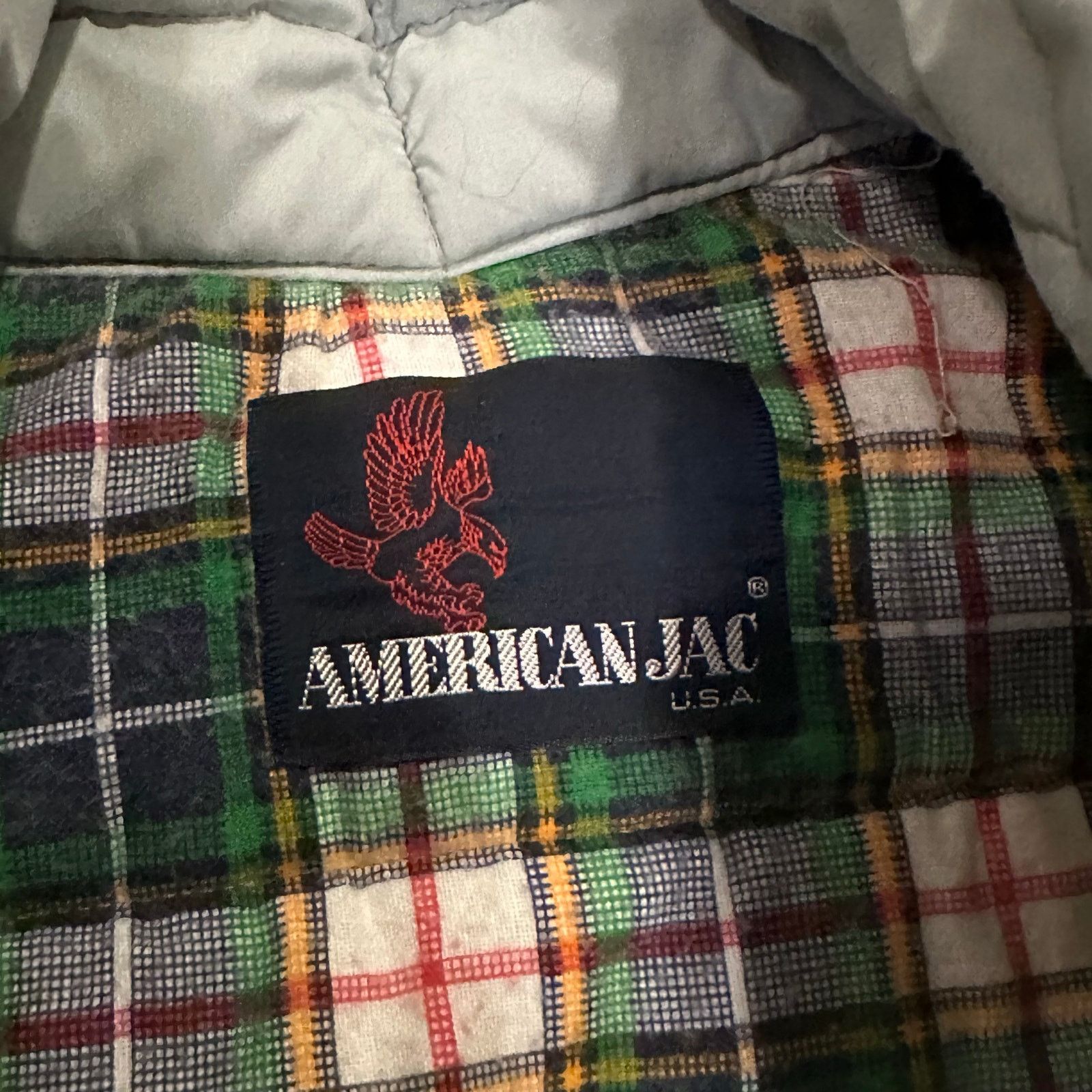 Vintage Vintage Flannel Plaid Lined Grey Puffer Vest Full Zip Size US M / EU 48-50 / 2 - 6 Thumbnail