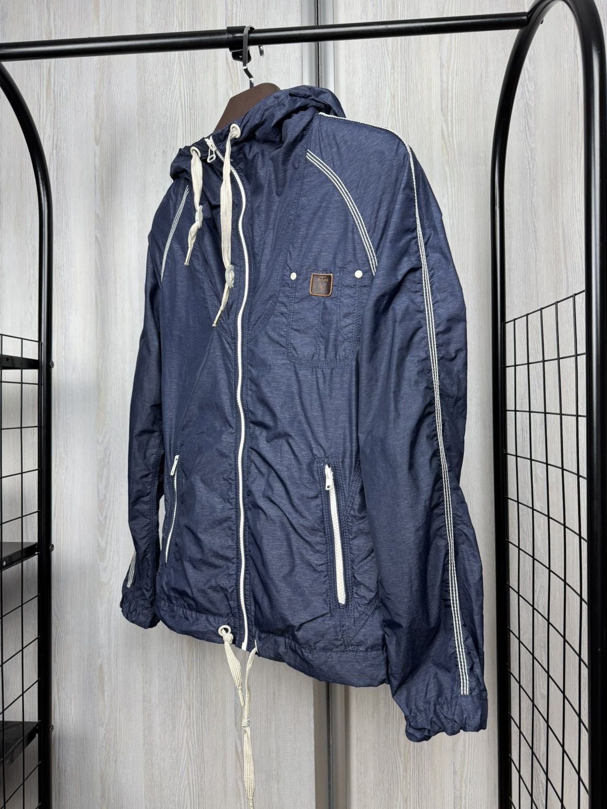 Diesel Diesel vintage y2k blue lightweight avant garde jacket Size US S / EU 44-46 / 1 - 7 Thumbnail