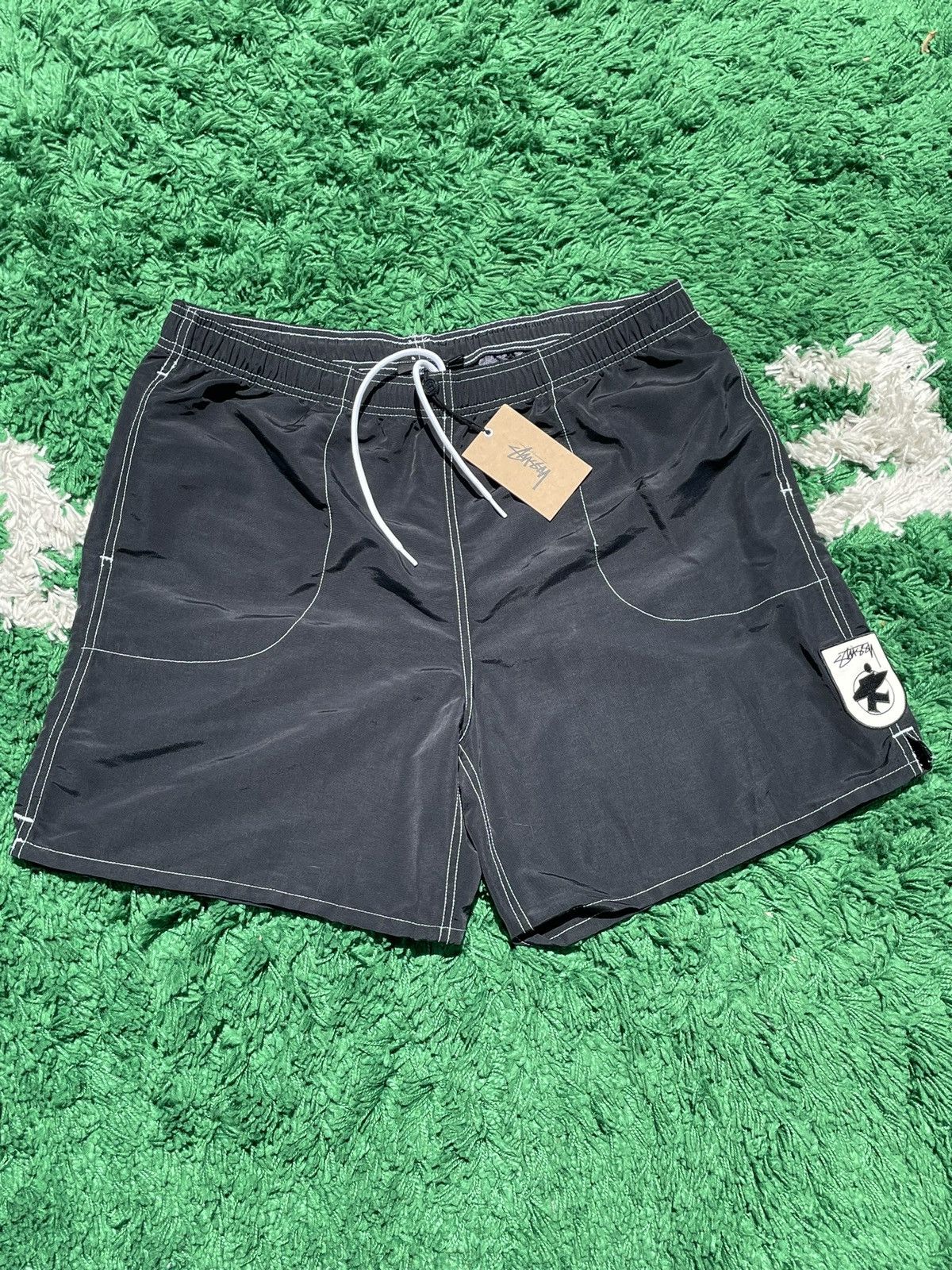 Stussy Stussy Surfman Swimming Water Short Black - Large Size US 34 / EU 50 - 1 Thumbnail