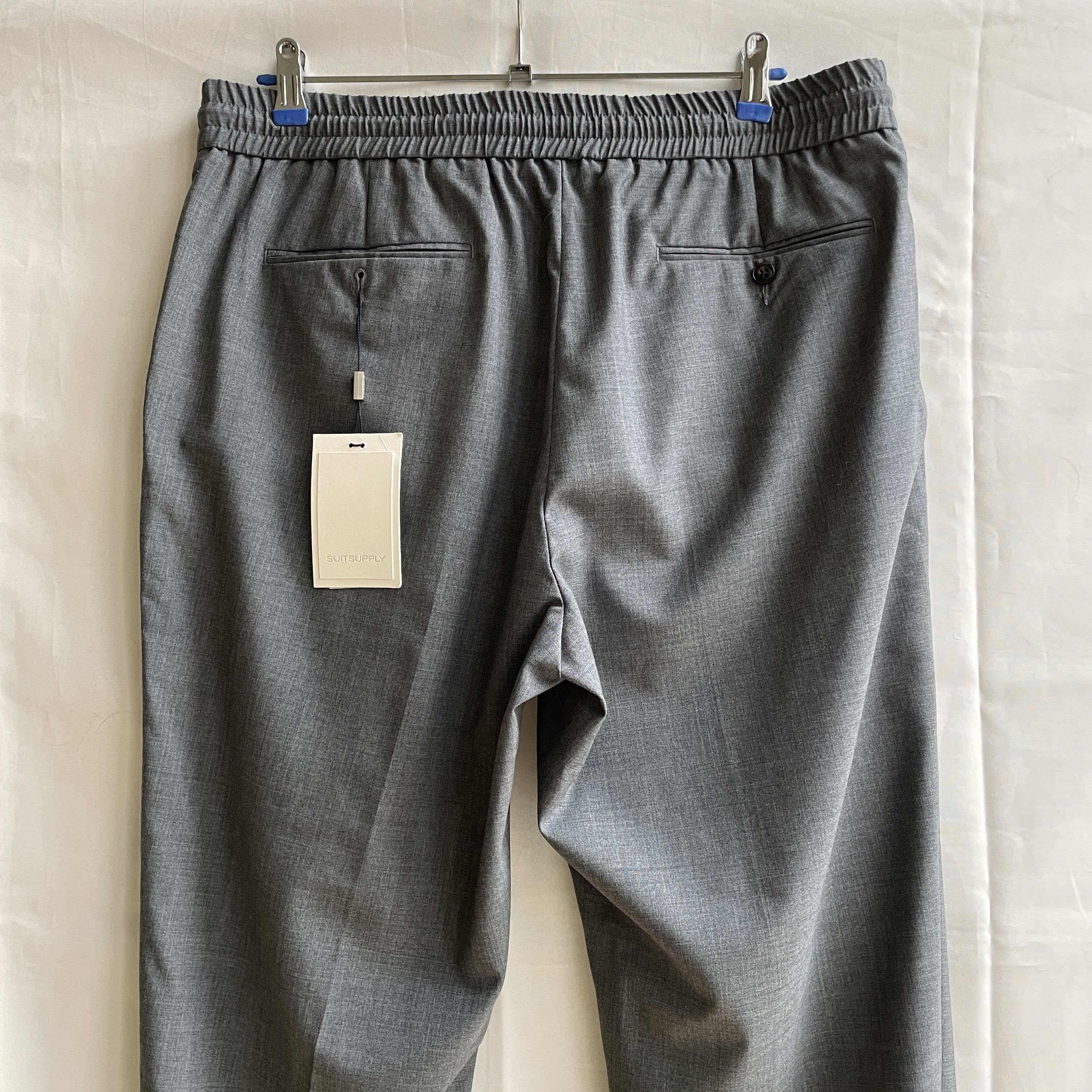 Suitsupply BNWT Suitsupply Drawstring Ames Cropped Pleat Trousers Size US 40 / EU 56 - 4 Thumbnail