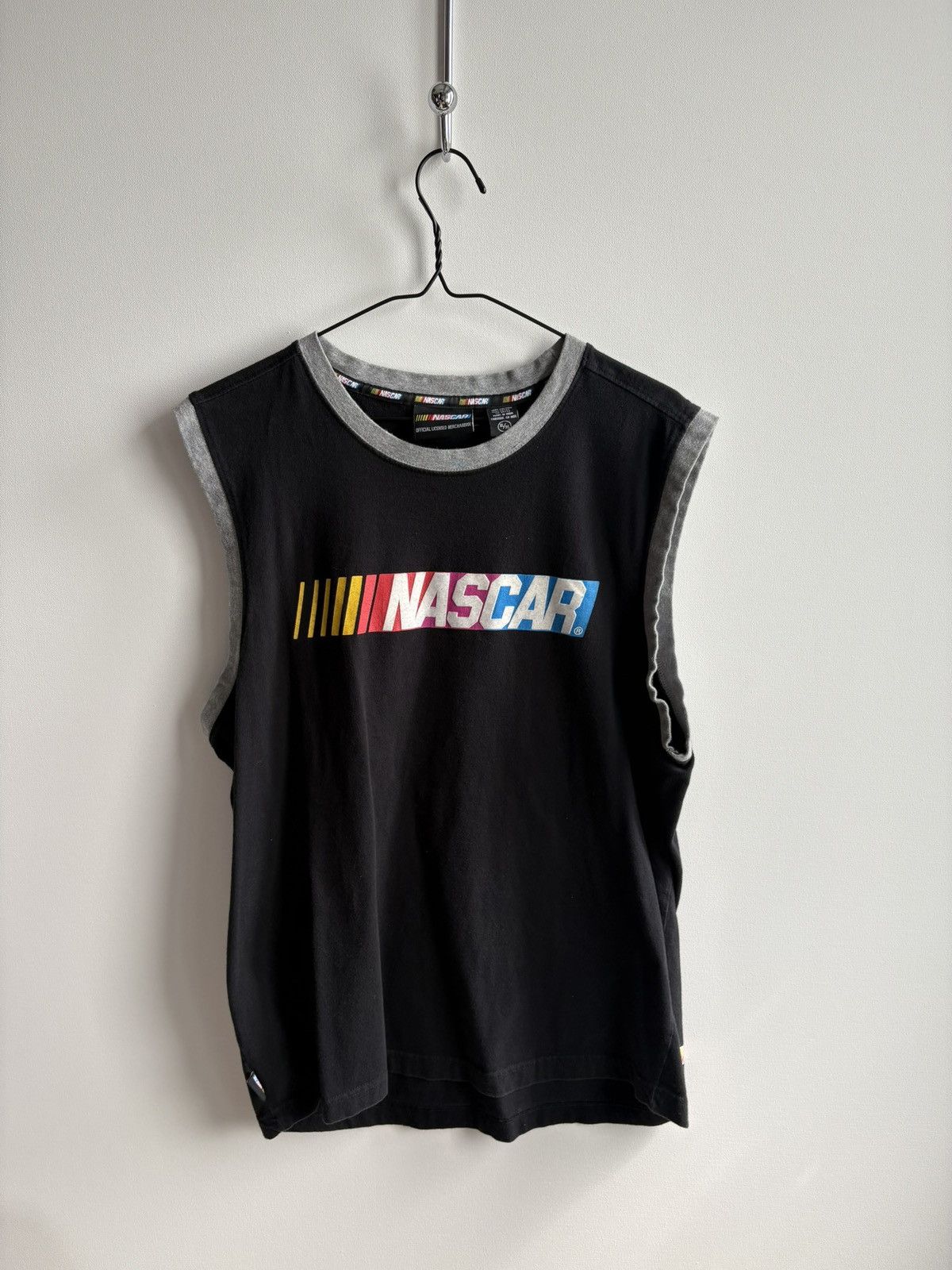 NASCAR NASCAR Merch Vintage Streetwear Hype Ringer Tank Top Size US XL / EU 56 / 4 - 1 Thumbnail