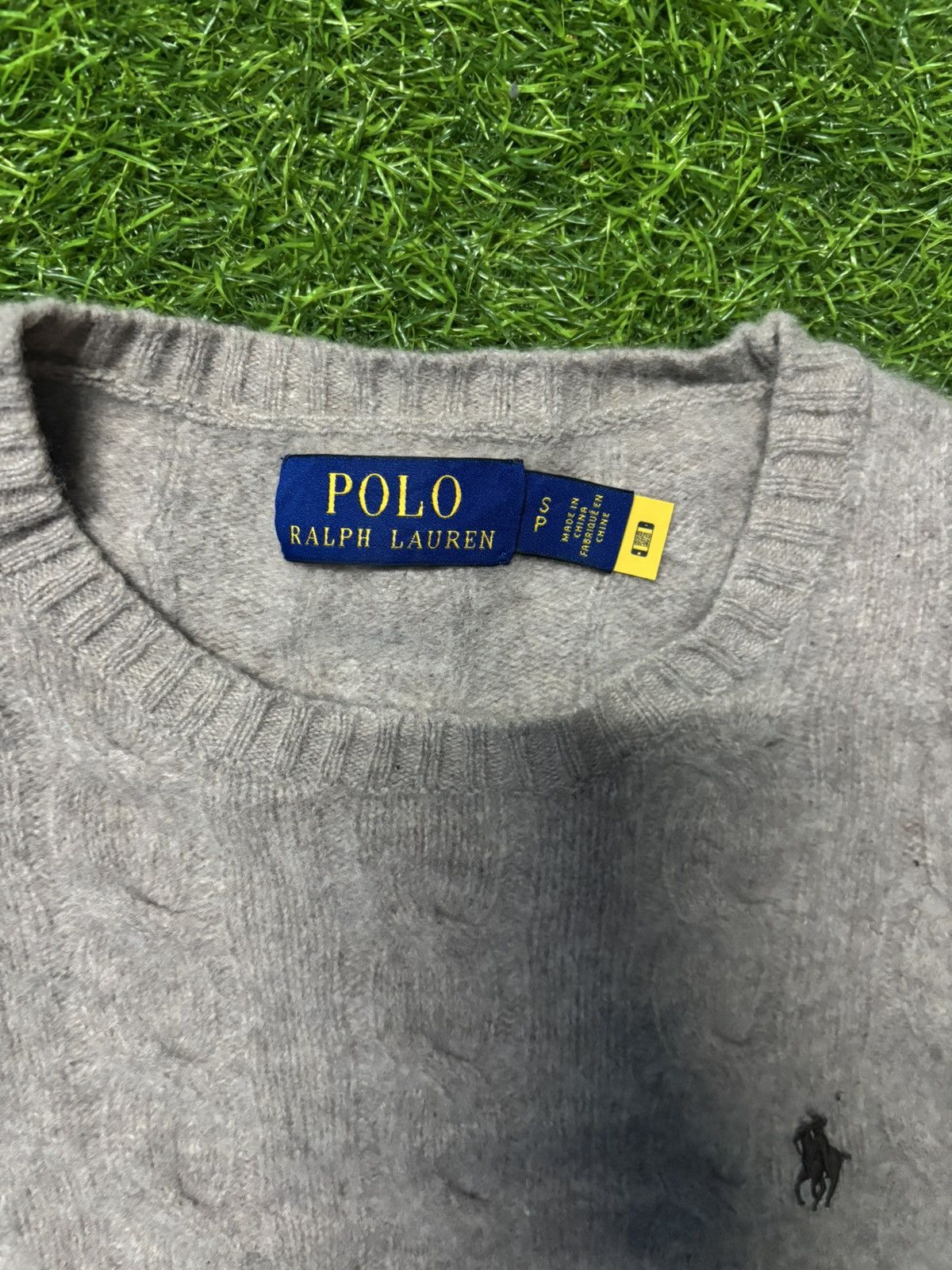 Polo Ralph Lauren Polo ralph lauren round neck cableknit Size S / US 4 / IT 40 - 4 Thumbnail