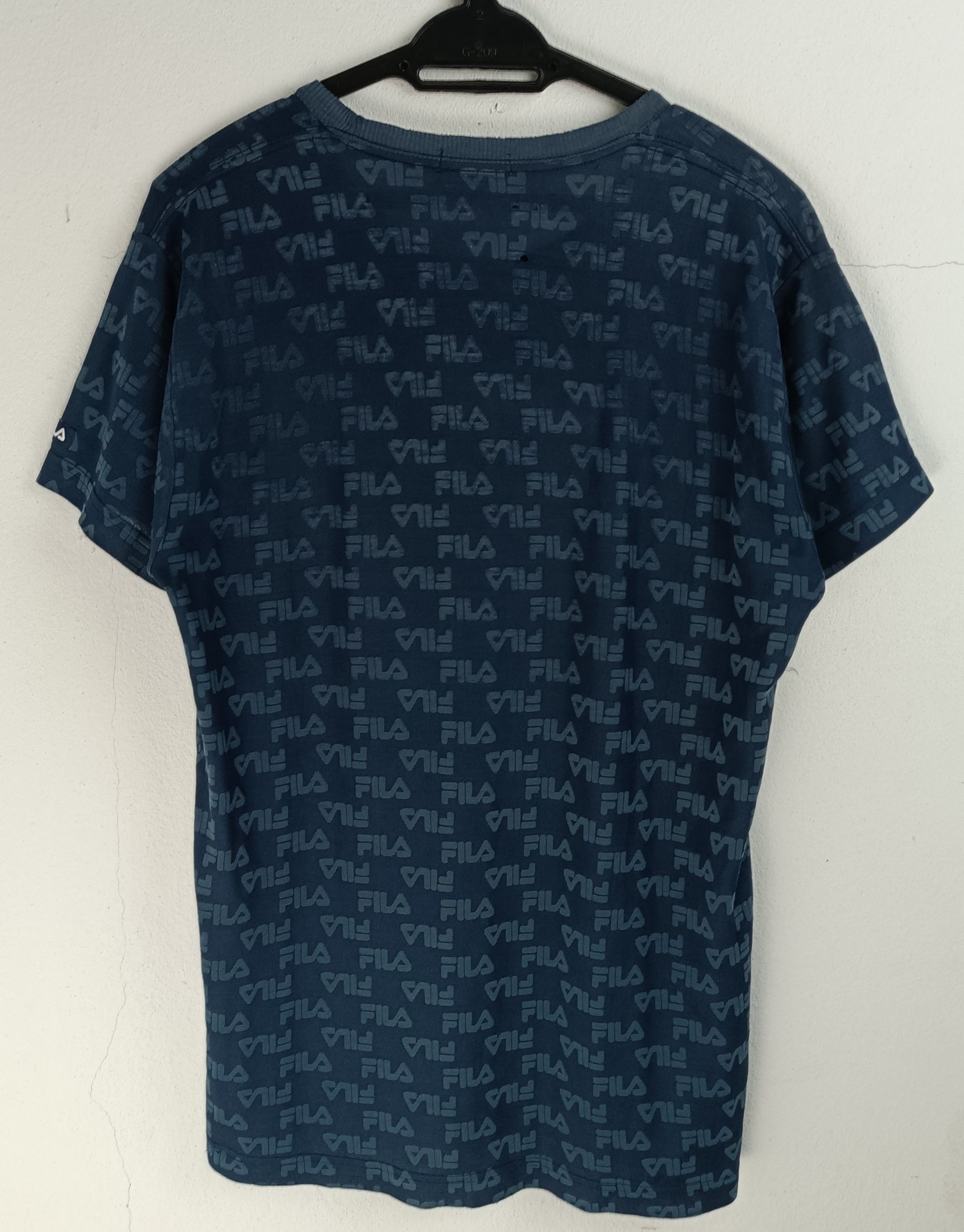 Fila THRASH FADED VINTAGE FILA MONOGRAM TEE Y2K Size US M / EU 48-50 / 2 - 4 Thumbnail
