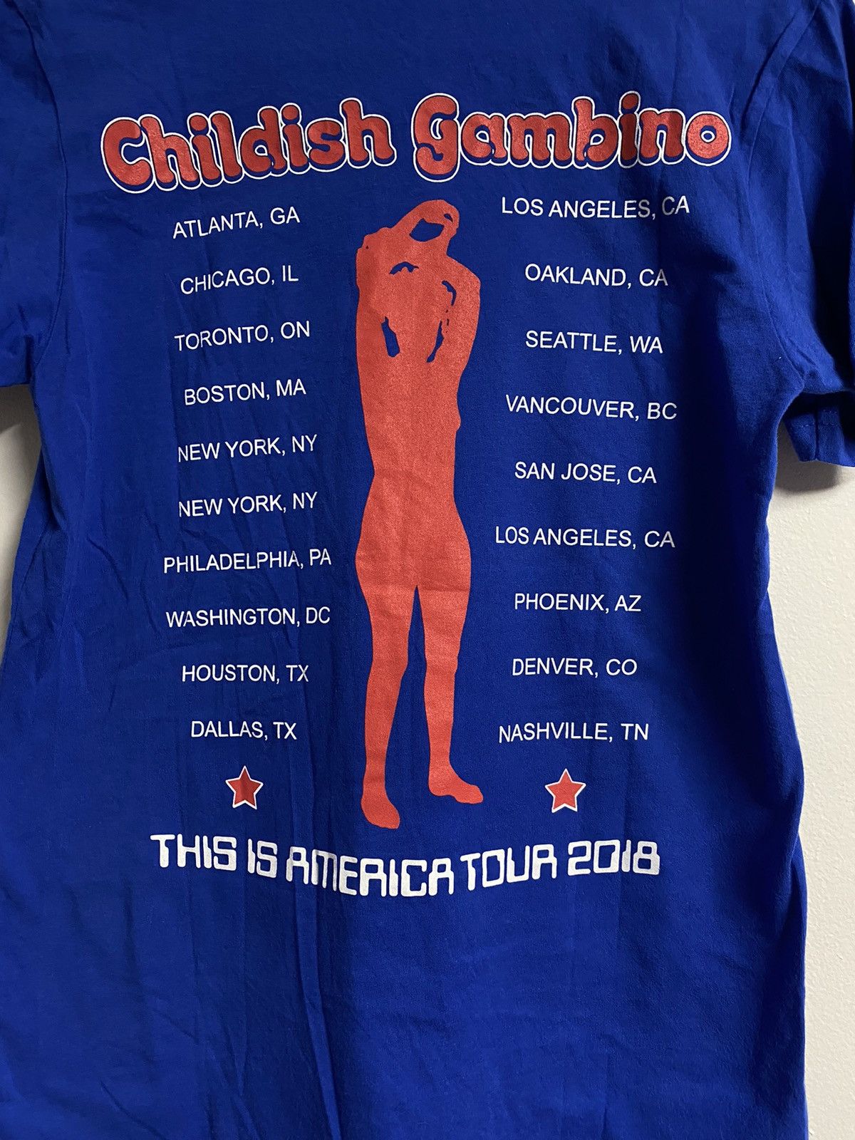 Band Tees × Rap Tees 2018 Childish Gambino This is America Tour T-Shirt Size US M / EU 48-50 / 2 - 4 Thumbnail