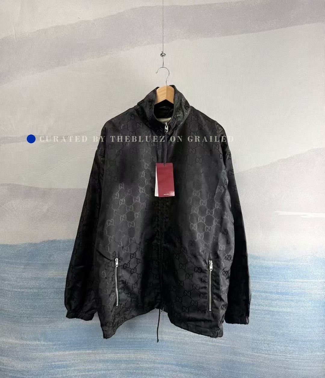 Gucci Gucci Black All-over Pattern Zip Windbreaker Size US S / EU 44-46 / 1 - 1 Thumbnail