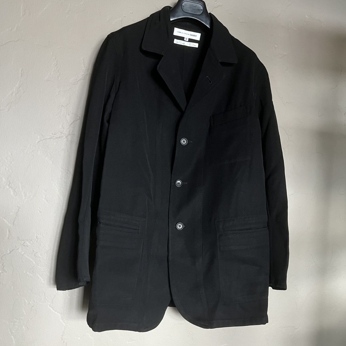 Comme des Garcons SHIRT Men's Lightweight Wool Jacket Sz M Size US M / EU 48-50 / 2 - 2 Thumbnail