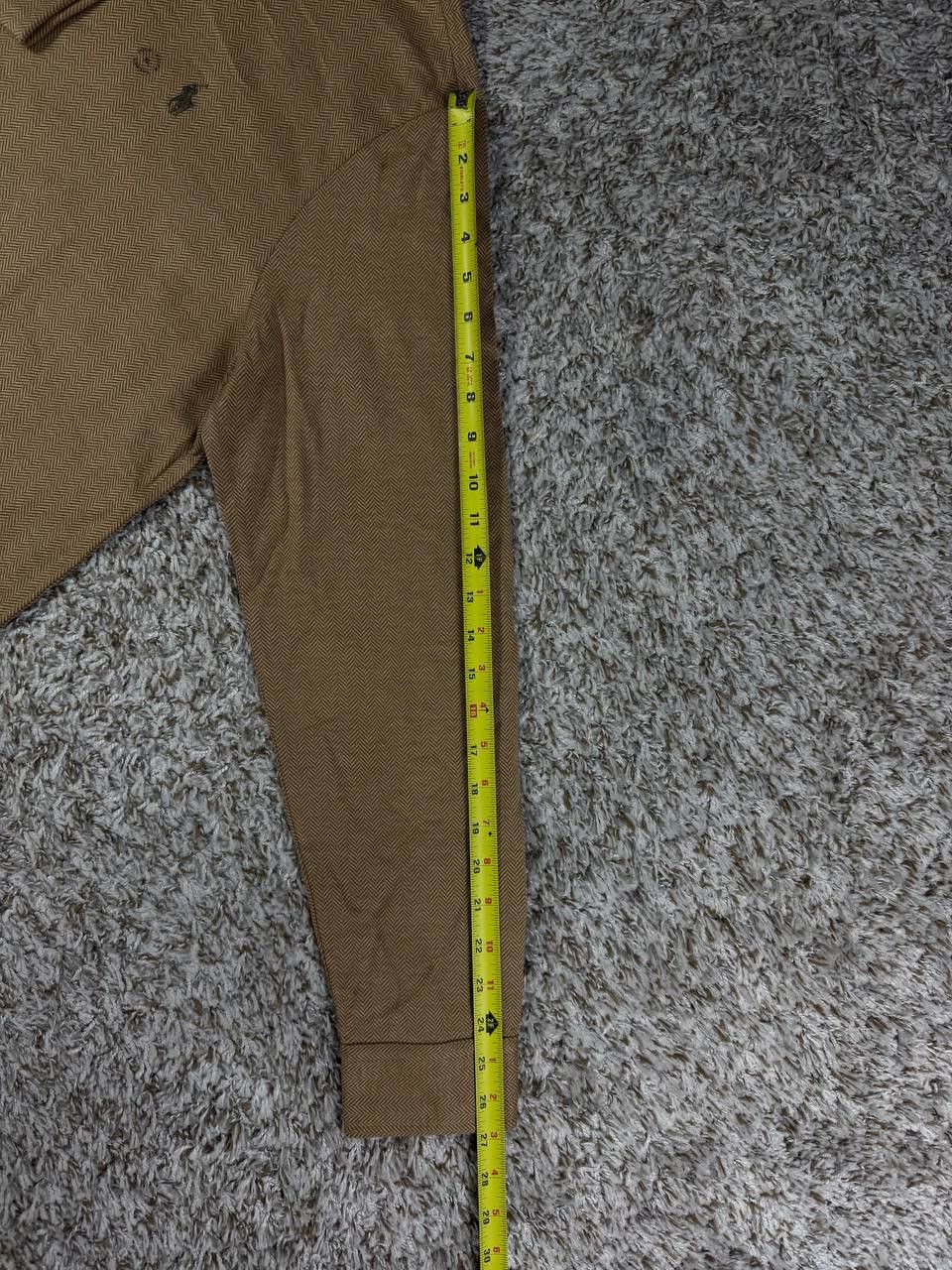Polo Ralph Lauren Polo Ralph Lauren Men's Custom Slim Fit Herringbone Polo Size US XL / EU 56 / 4 - 8 Thumbnail