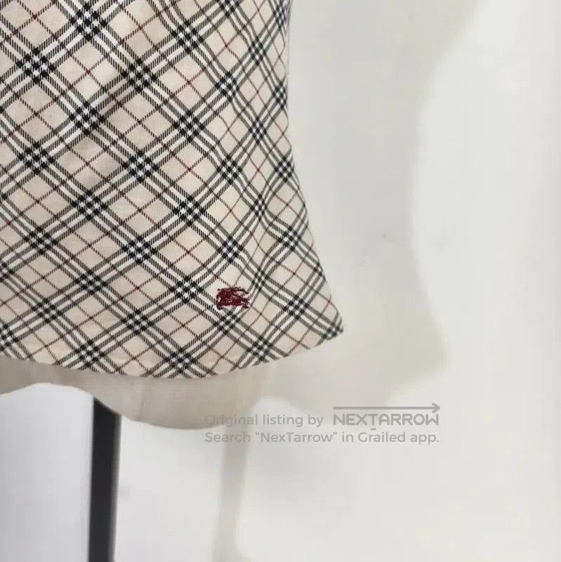 Burberry Burberry Summer Khaki Check Cotton Top. Size M / US 6-8 / IT 42-44 - 3 Thumbnail