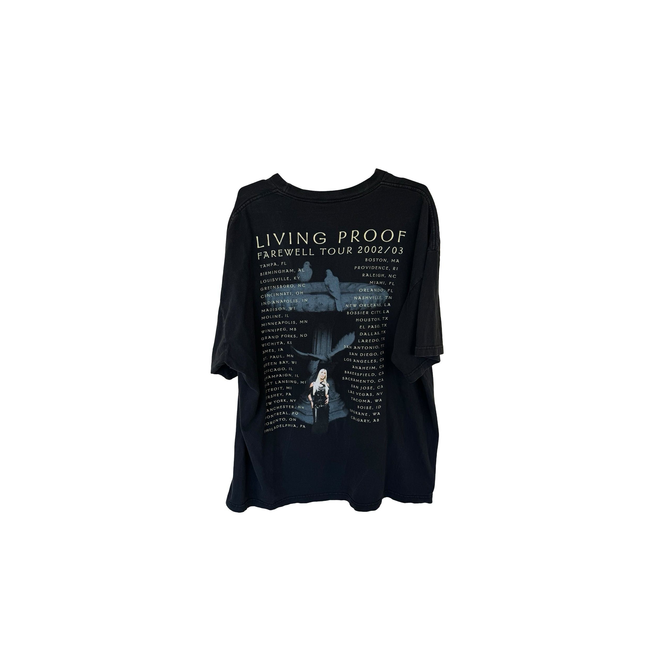 Vintage Cher Living Proof Tour Tee Size US XXL / EU 58 / 5 - 2 Thumbnail