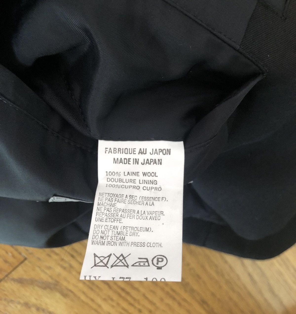 Yohji Yamamoto Yohji Yamamoto Pour Homme Suit + Trousers Size 44L - 4 Thumbnail